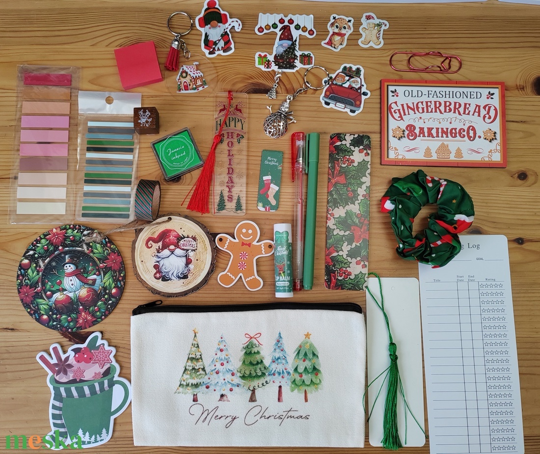 Karácsonyi bookish bundle - diy (csináld magad) - egységcsomag - Meska.hu Karácsonyi bookish bundle - diy (csináld magad) - egységcsomag - Meska.hu