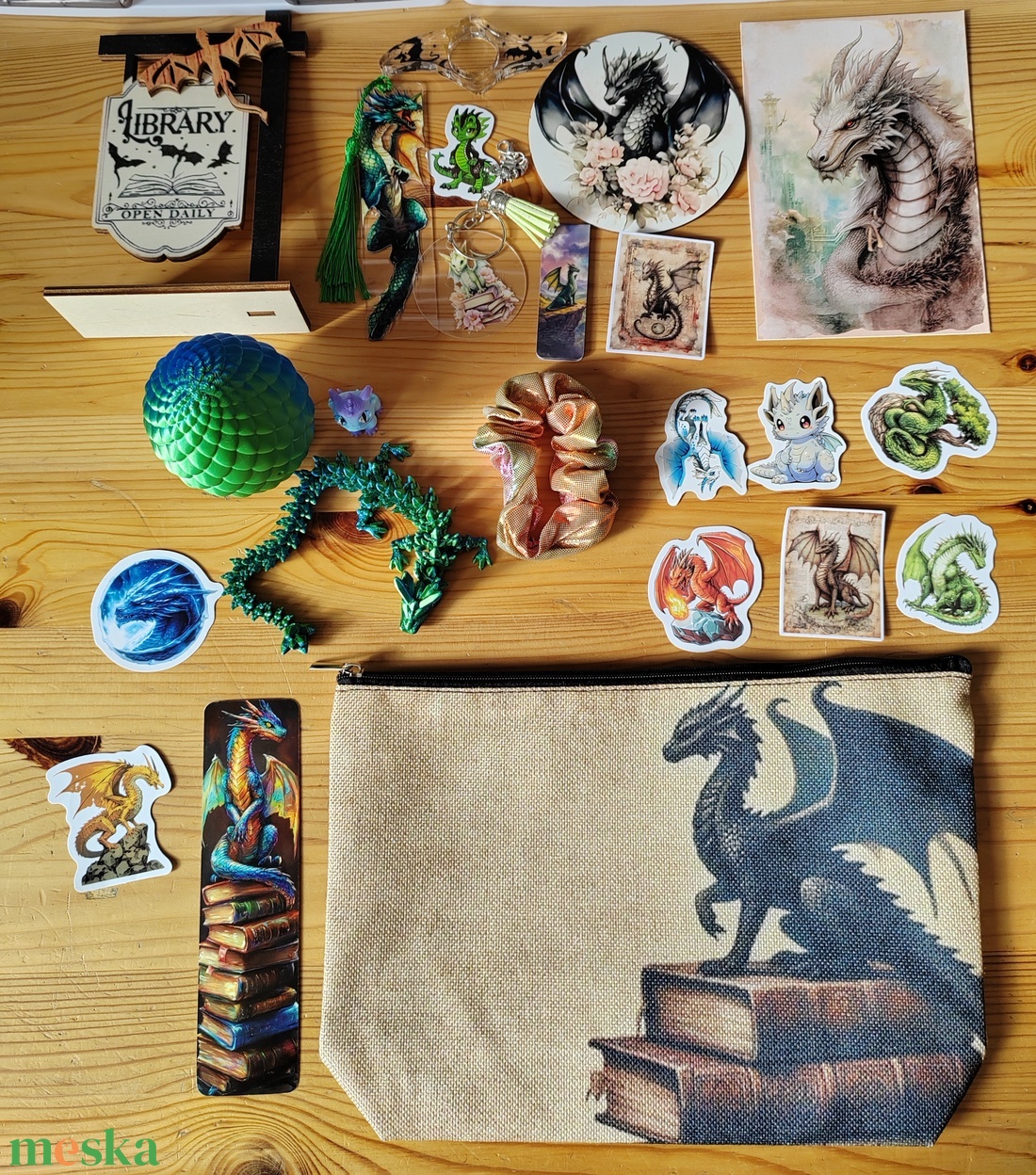 Sárkányos bookish bundle  - diy (csináld magad) - egységcsomag - Meska.hu