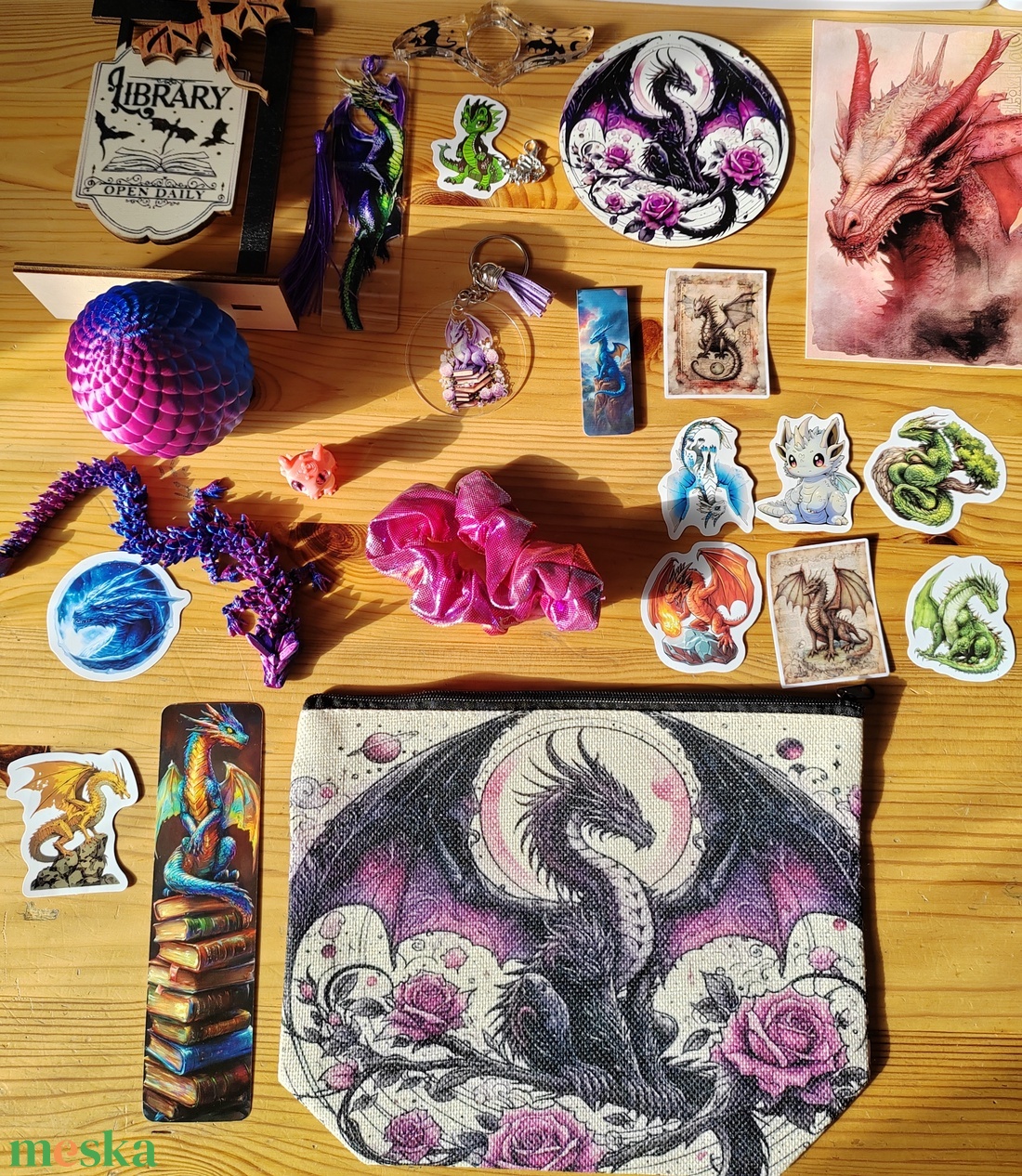 Sárkányos bookish bundle  - diy (csináld magad) - egységcsomag - Meska.hu
