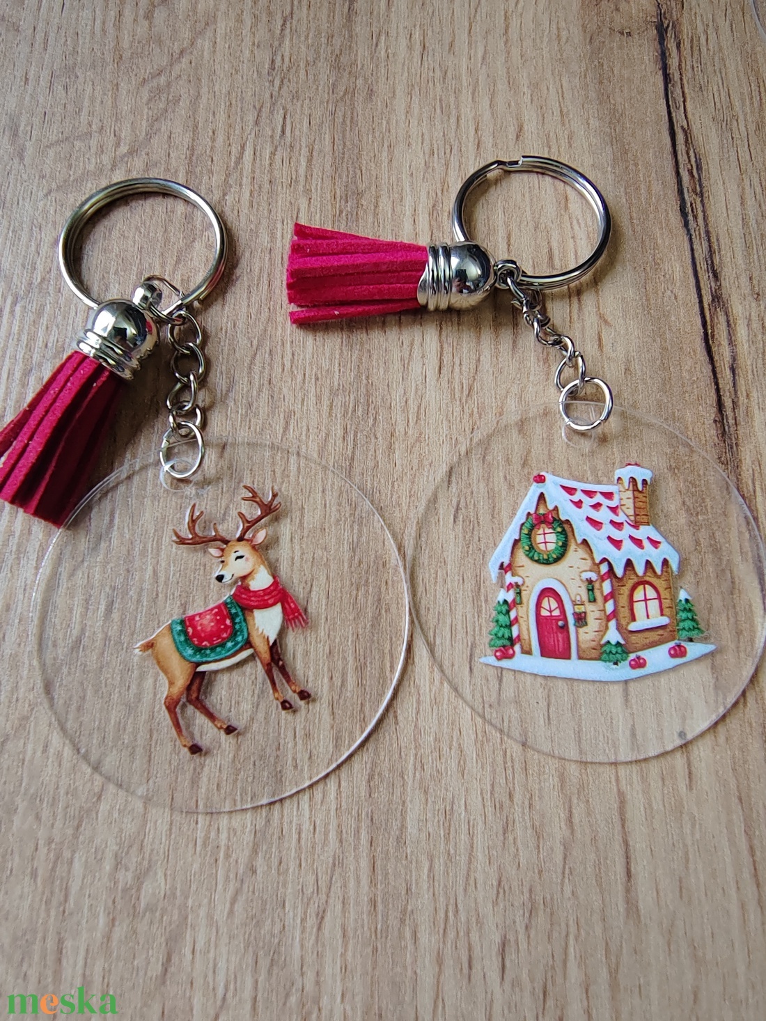 Karácsonyi kulcstartó - táska & tok - kulcstartó & táskadísz - kulcstartó - Meska.hu