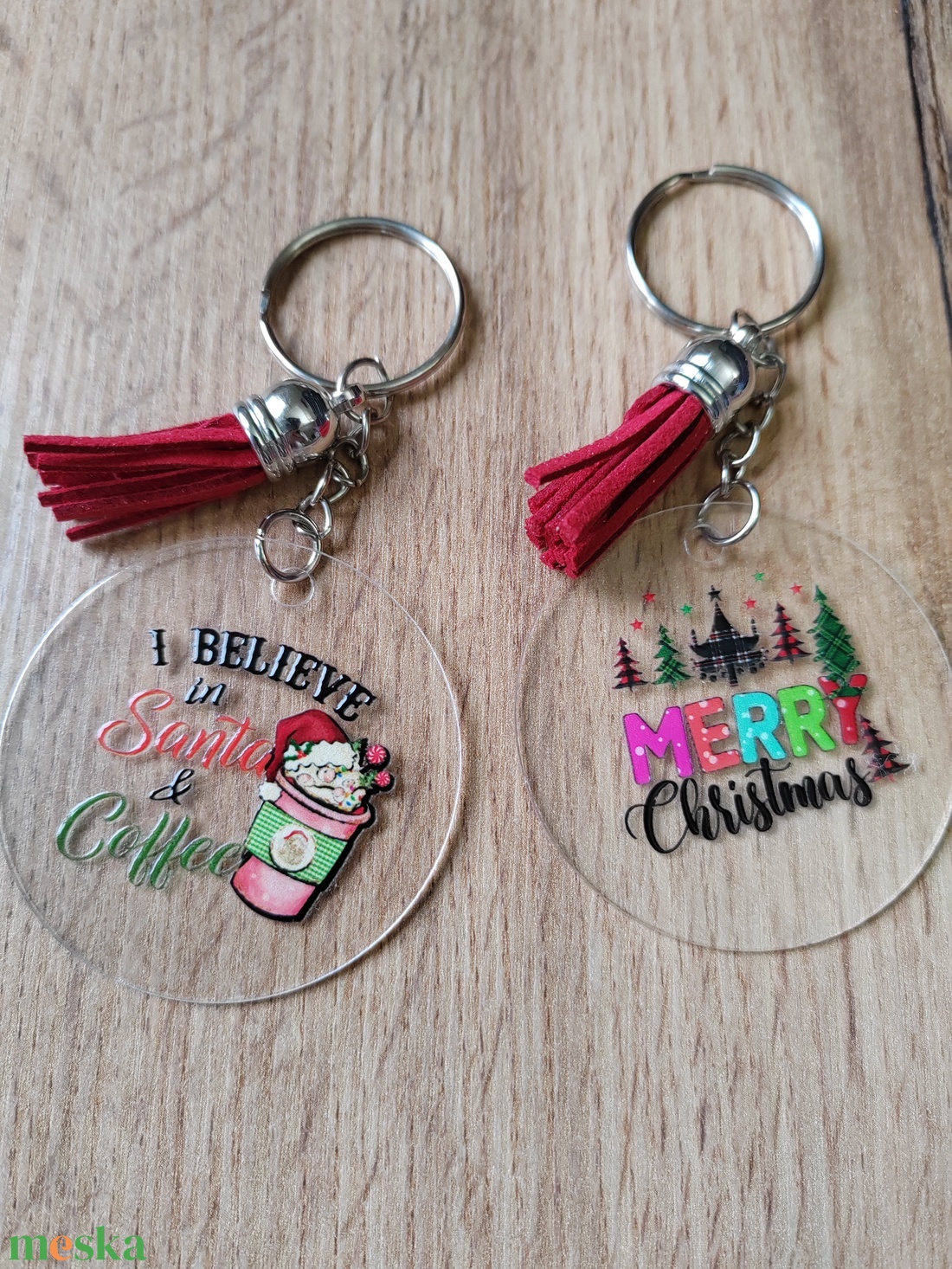 Karácsonyi kulcstartó - táska & tok - kulcstartó & táskadísz - kulcstartó - Meska.hu