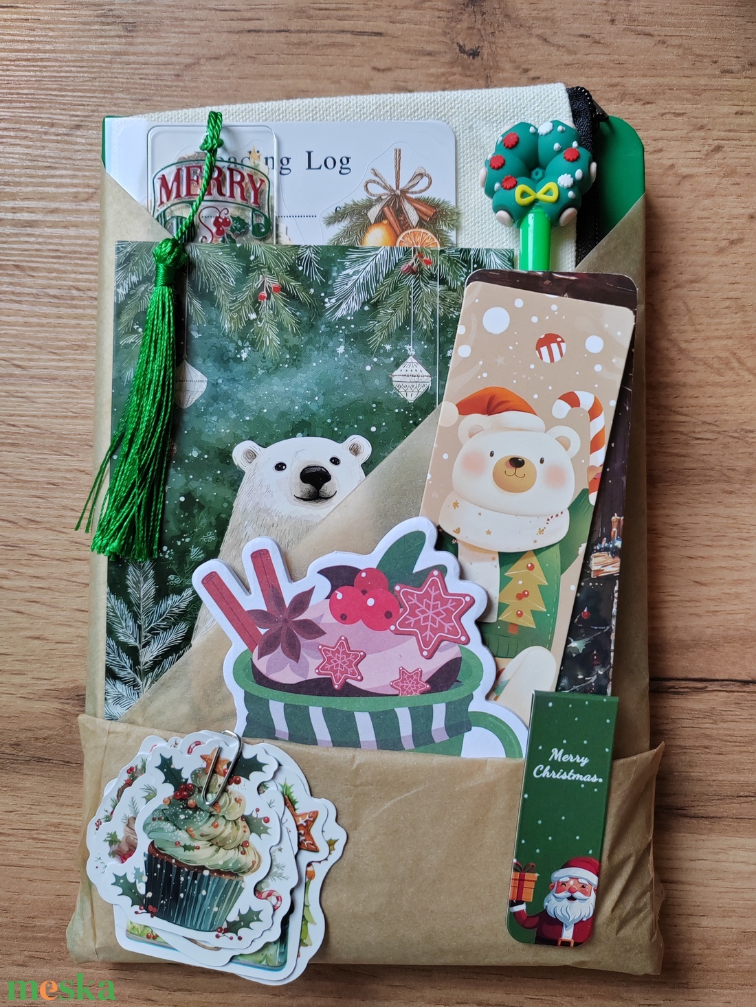 Karácsonyi csomag, zöld - diy (csináld magad) - egységcsomag - Meska.hu