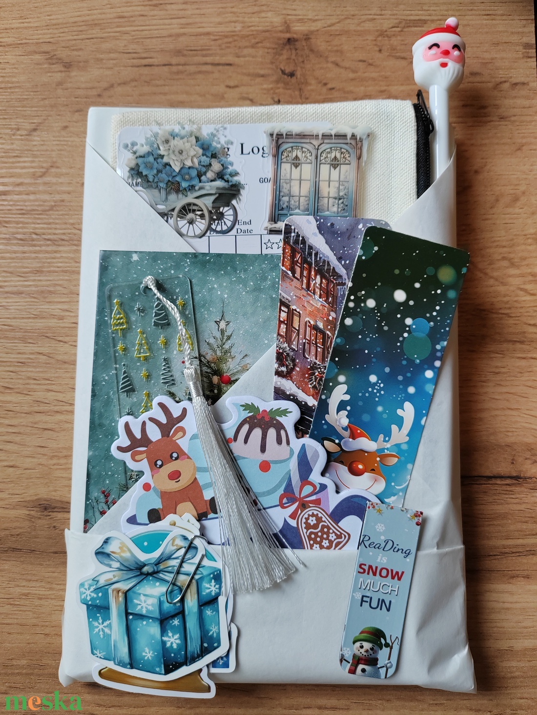 Karácsonyi csomag, kék - diy (csináld magad) - egységcsomag - Meska.hu