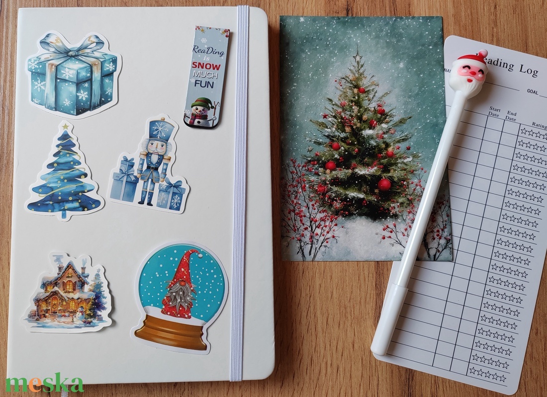 Karácsonyi csomag, kék - diy (csináld magad) - egységcsomag - Meska.hu