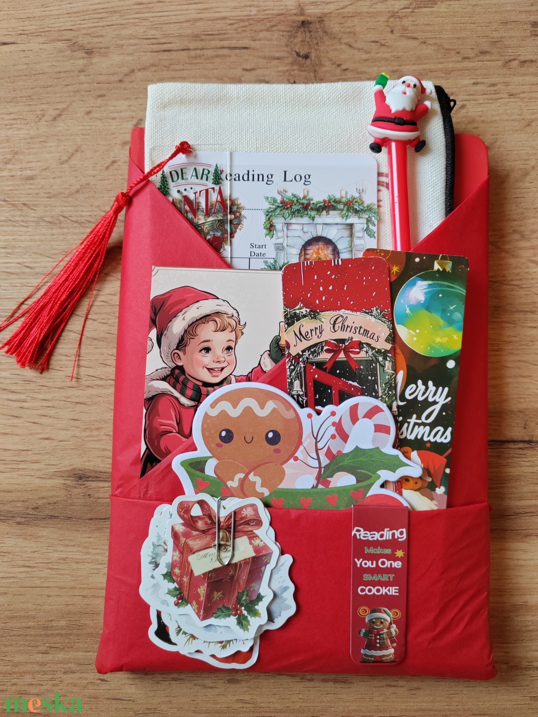 Karácsonyi csomag, piros - diy (csináld magad) - egységcsomag - Meska.hu