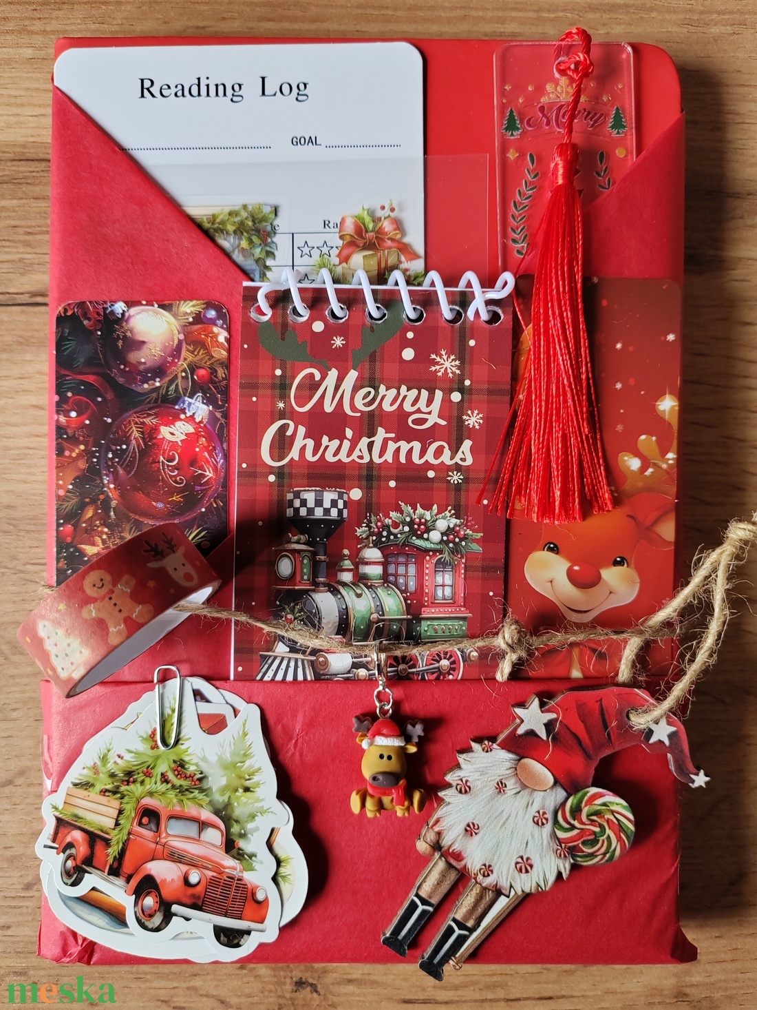 Karácsonyi csomag, piros - diy (csináld magad) - egységcsomag - Meska.hu