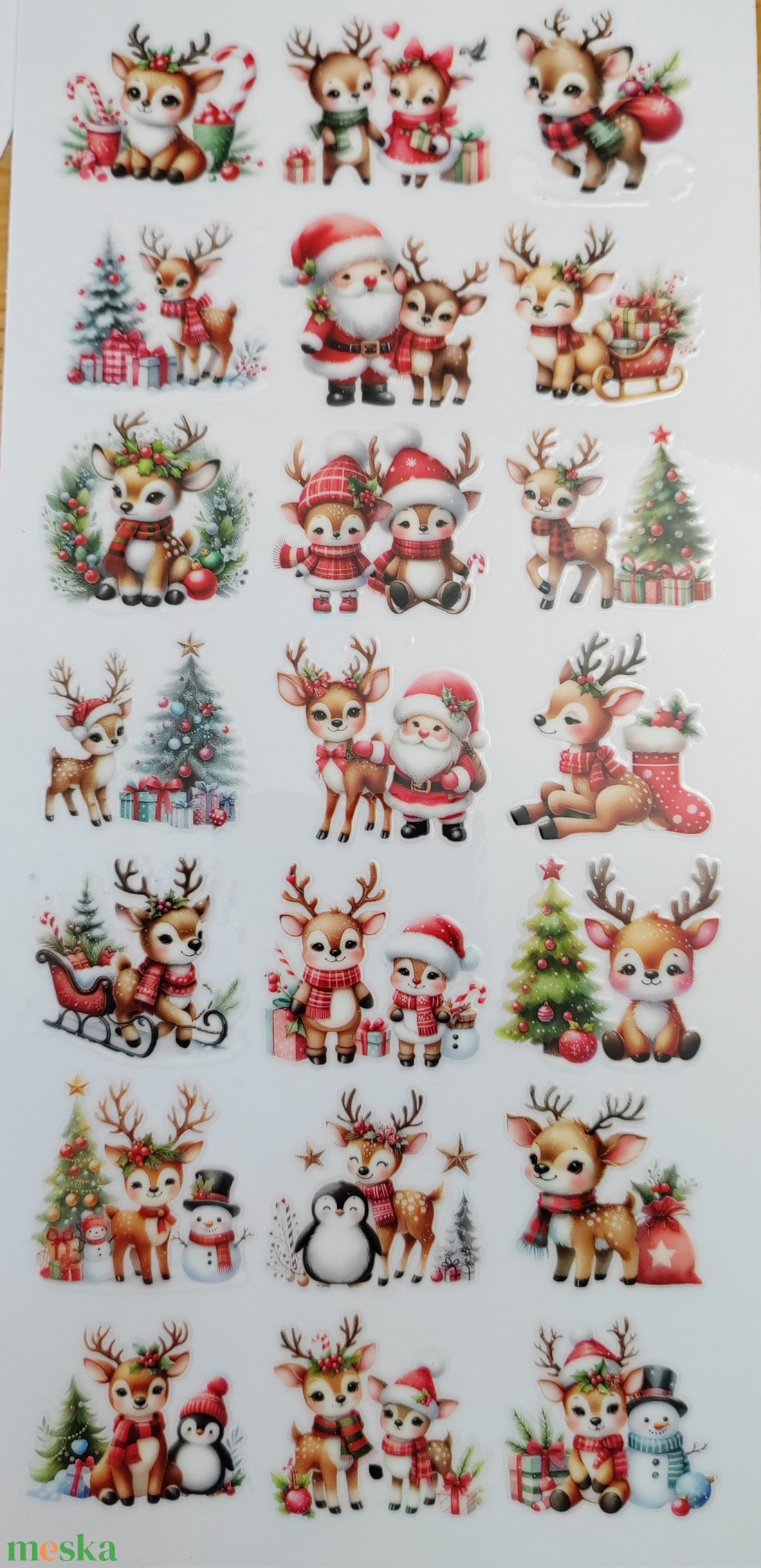 Karácsonyi kulcstartó, szarvas - táska & tok - kulcstartó & táskadísz - kulcstartó - Meska.hu