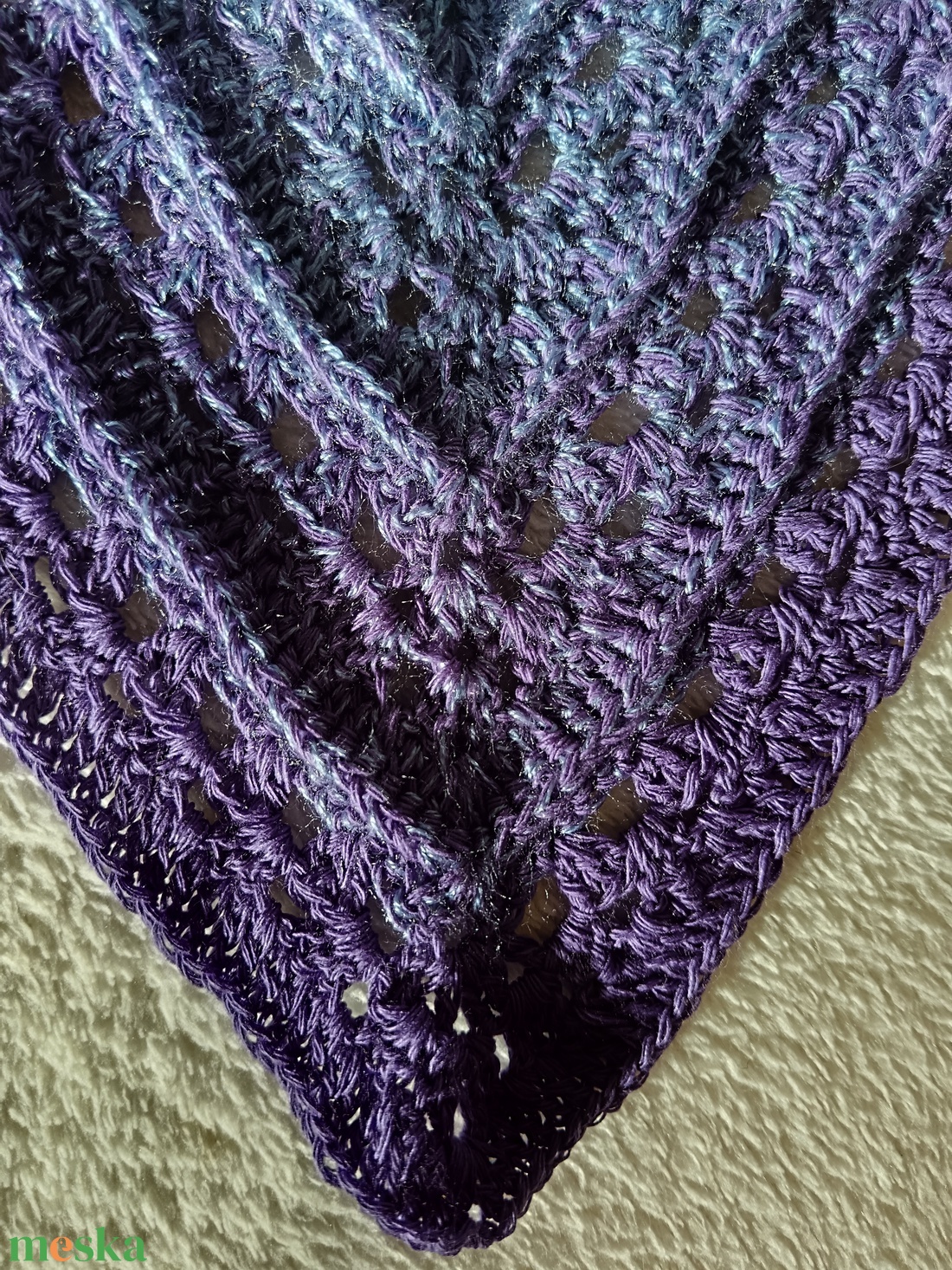 Horgolt vállkendő Tavasz  - ruha & divat - sál, sapka, kendő - kendő - Meska.hu