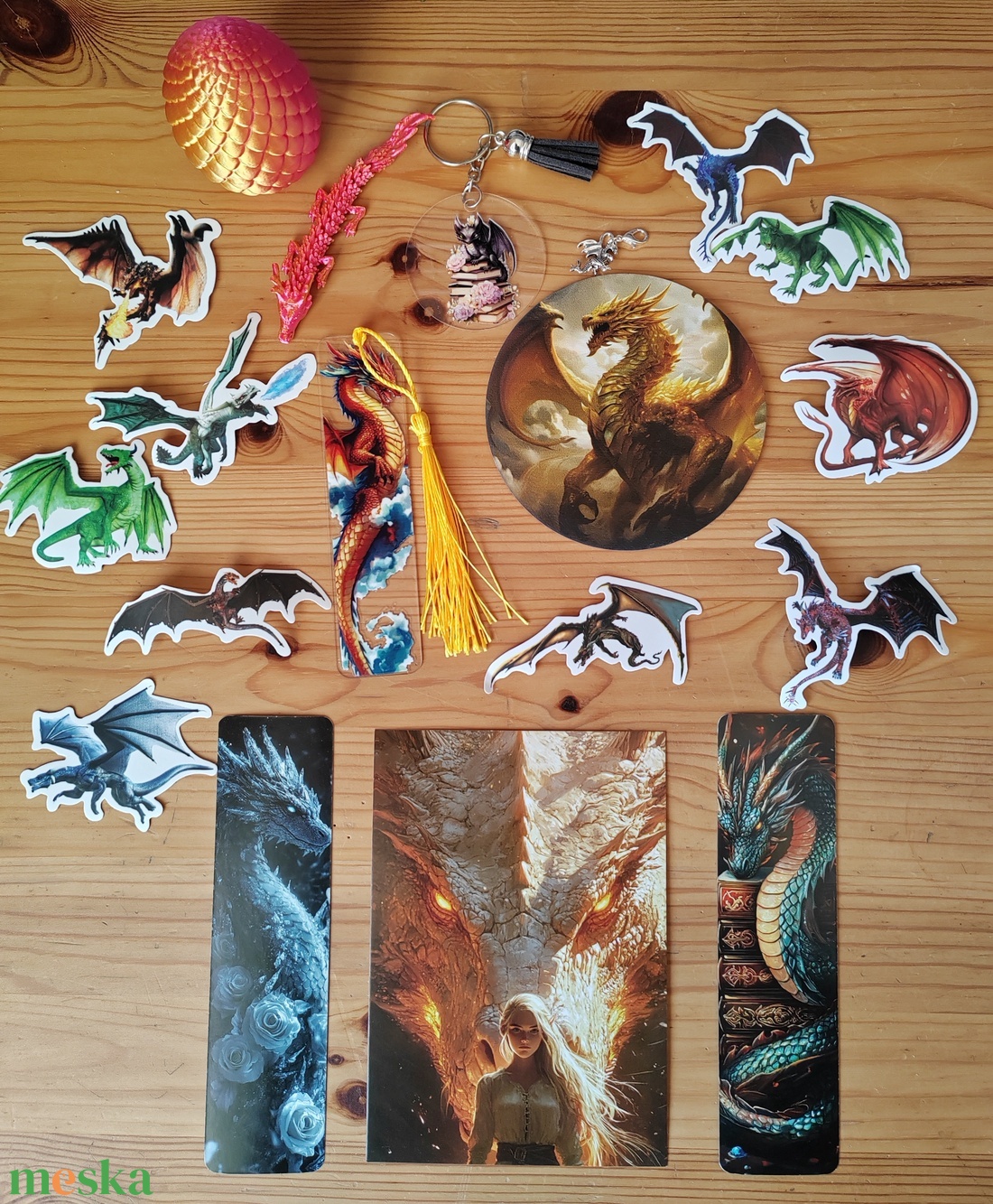Sárkányos bookish bundle (kicsi)  - diy (csináld magad) - egységcsomag - Meska.hu