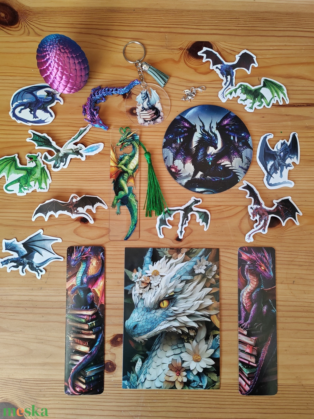 Sárkányos bookish bundle (kicsi)  - diy (csináld magad) - egységcsomag - Meska.hu
