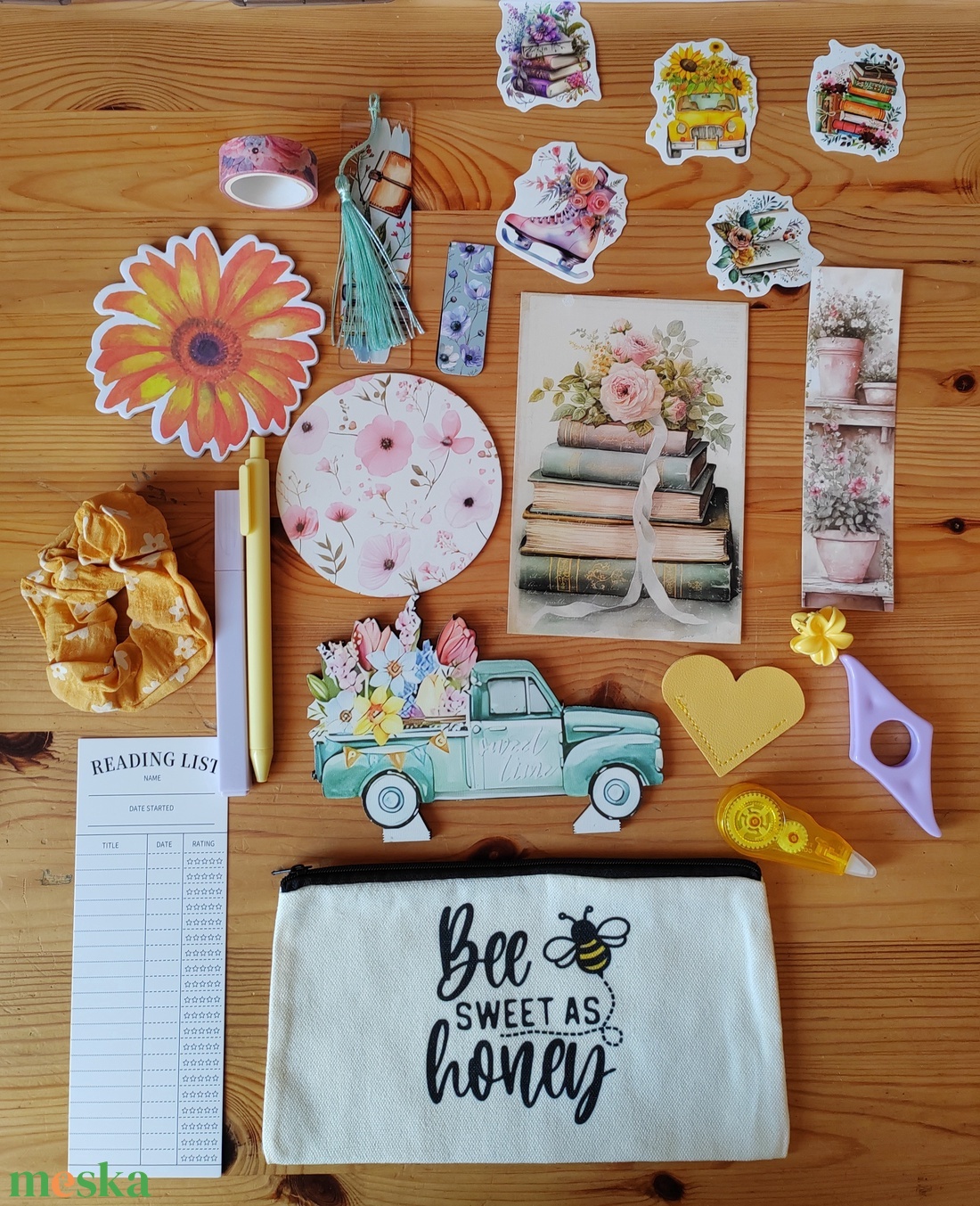 Tavaszi bookish bundle  - diy (csináld magad) - egységcsomag - Meska.hu