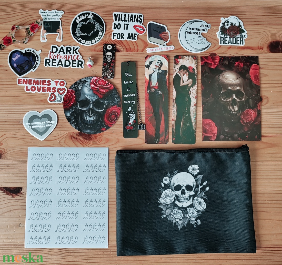 Dark Romance bookish bundle  - diy (csináld magad) - egységcsomag - Meska.hu
