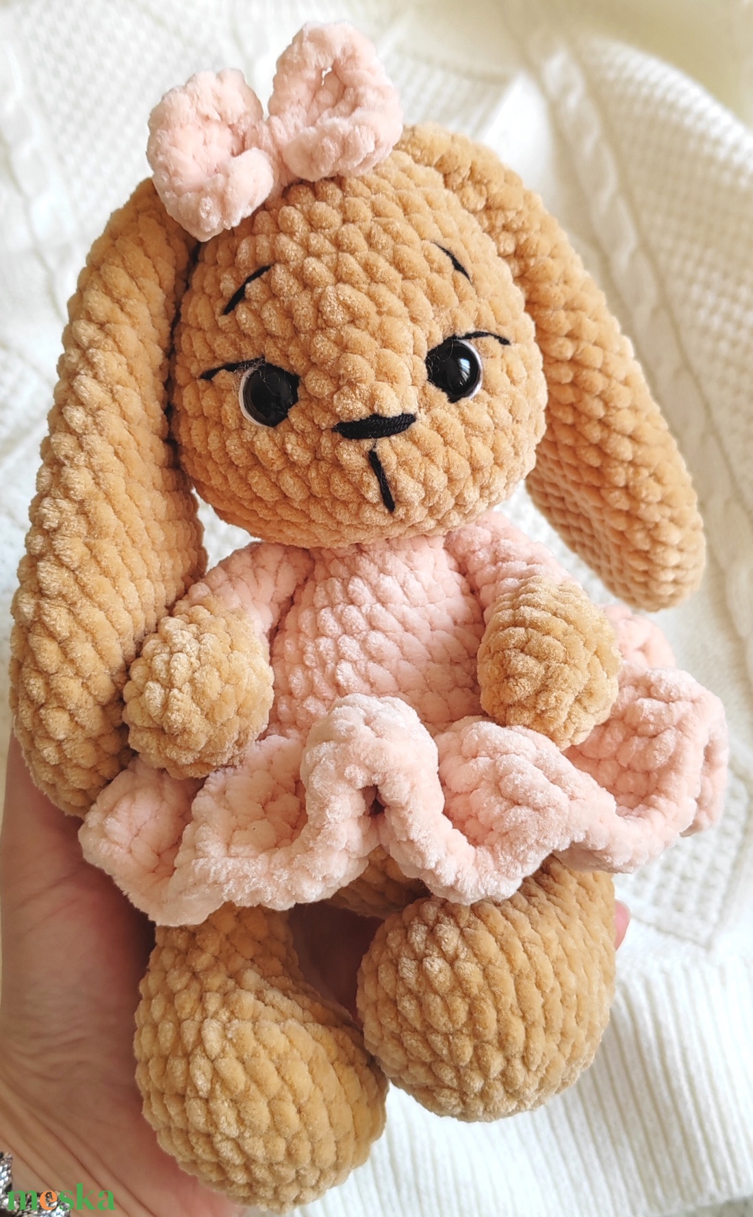 Horgolt, amigurumi nyuszi - játék & sport - plüssállat & játékfigura - nyuszi - Meska.hu