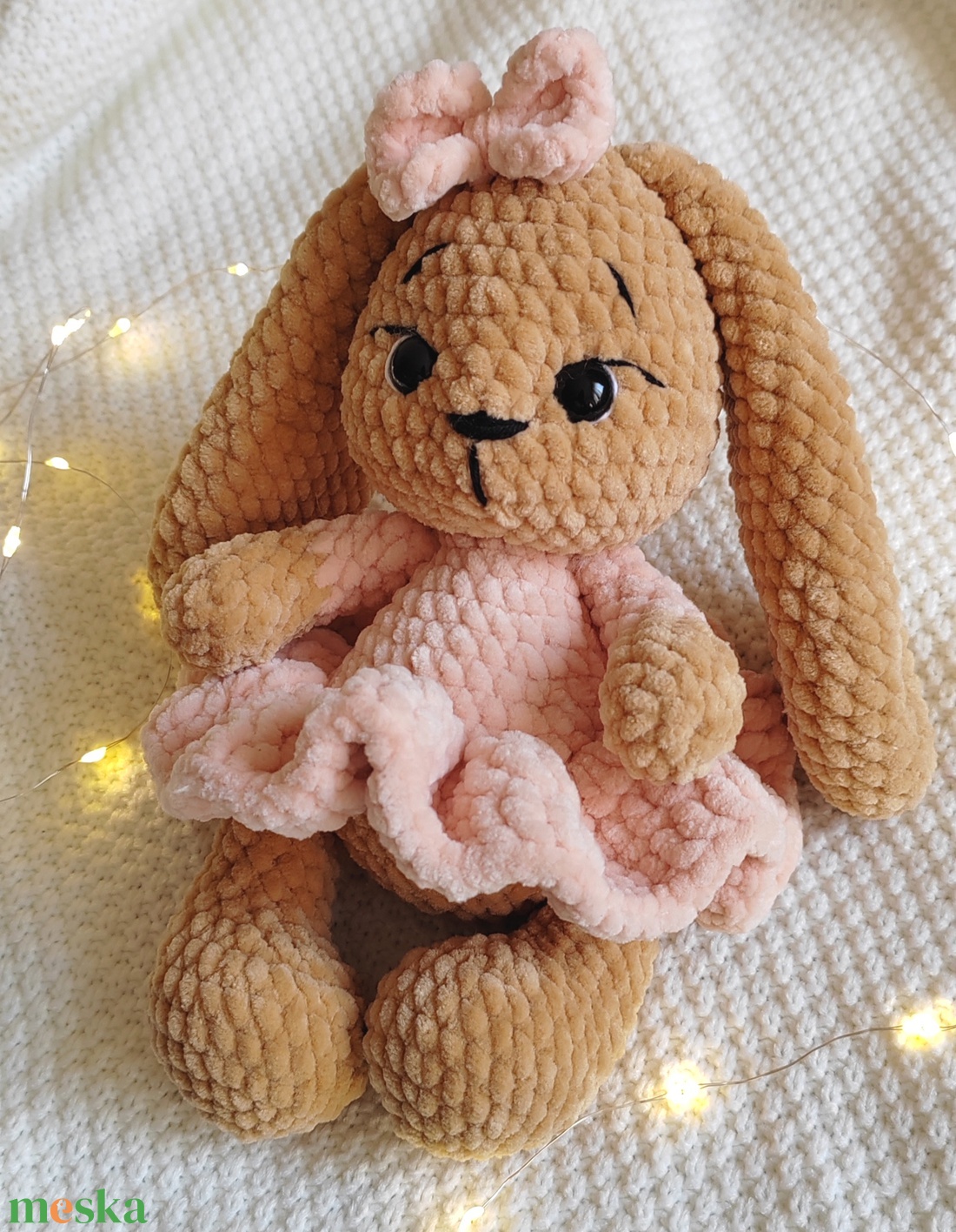 Horgolt, amigurumi nyuszi - játék & sport - plüssállat & játékfigura - nyuszi - Meska.hu