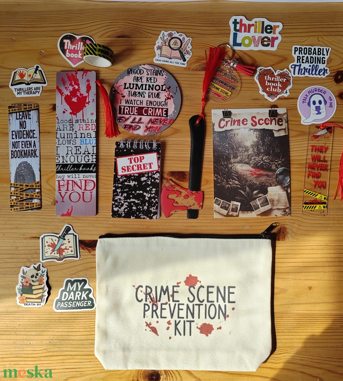 Krimi/thriller bookish bundle  - diy (csináld magad) - egységcsomag - Meska.hu