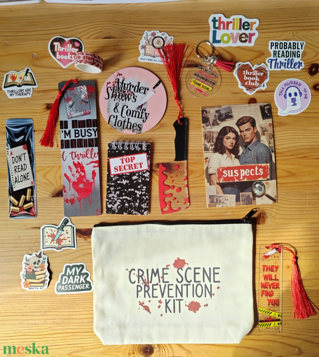Krimi/thriller bookish bundle  - diy (csináld magad) - egységcsomag - Meska.hu
