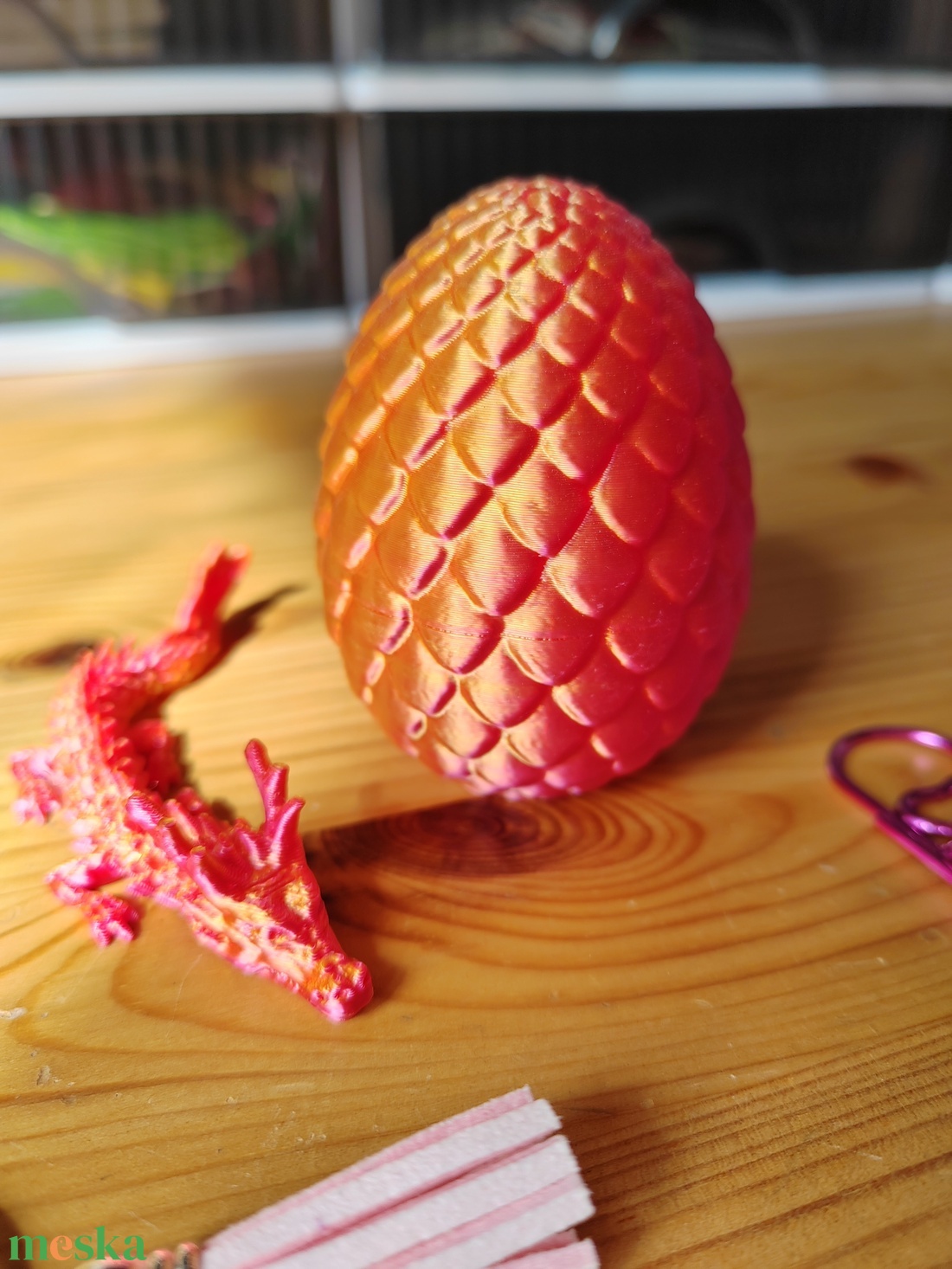 Összekészített csomag: sárkányos, rózsaszín-sárga - kellékek & szerszámok - dekorációs kellékek - figurák - Meska.hu