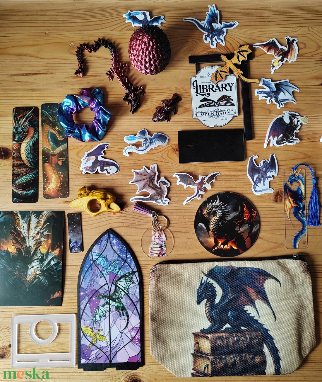 Sárkányos bookish bundle (új)  - diy (csináld magad) - egységcsomag - Meska.hu