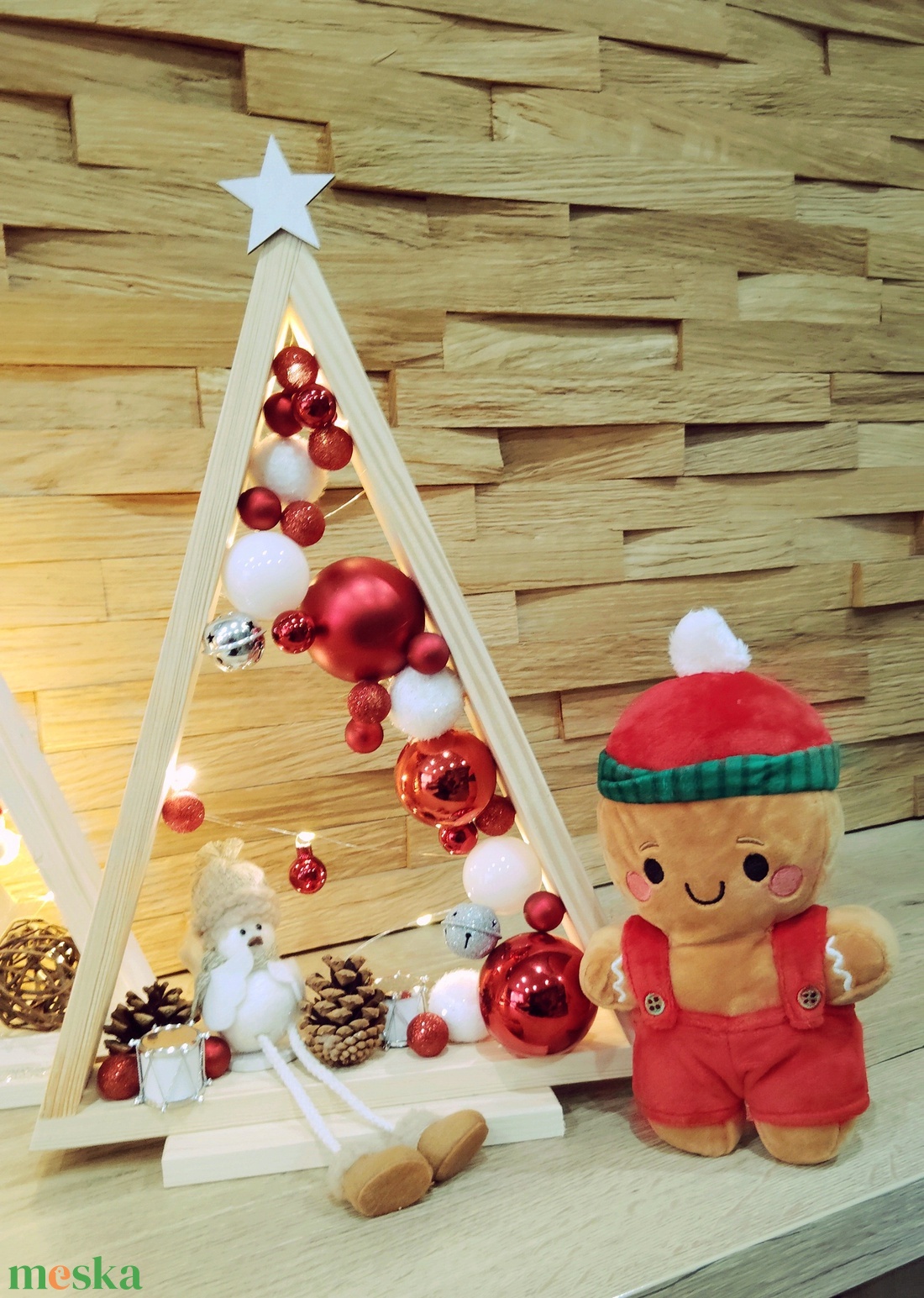 Dekor karácsonyfa  - karácsony - karácsonyi lakásdekoráció - karácsonyfa, grincsfa - Meska.hu