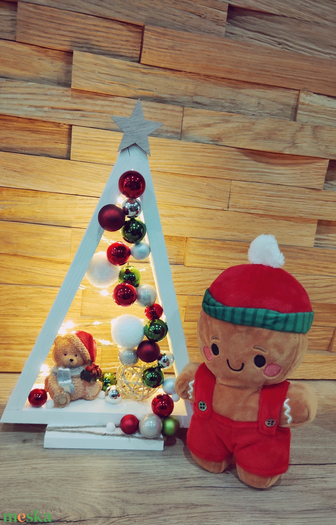 Dekor karácsonyfa  - karácsony - karácsonyi lakásdekoráció - karácsonyfa, grincsfa - Meska.hu