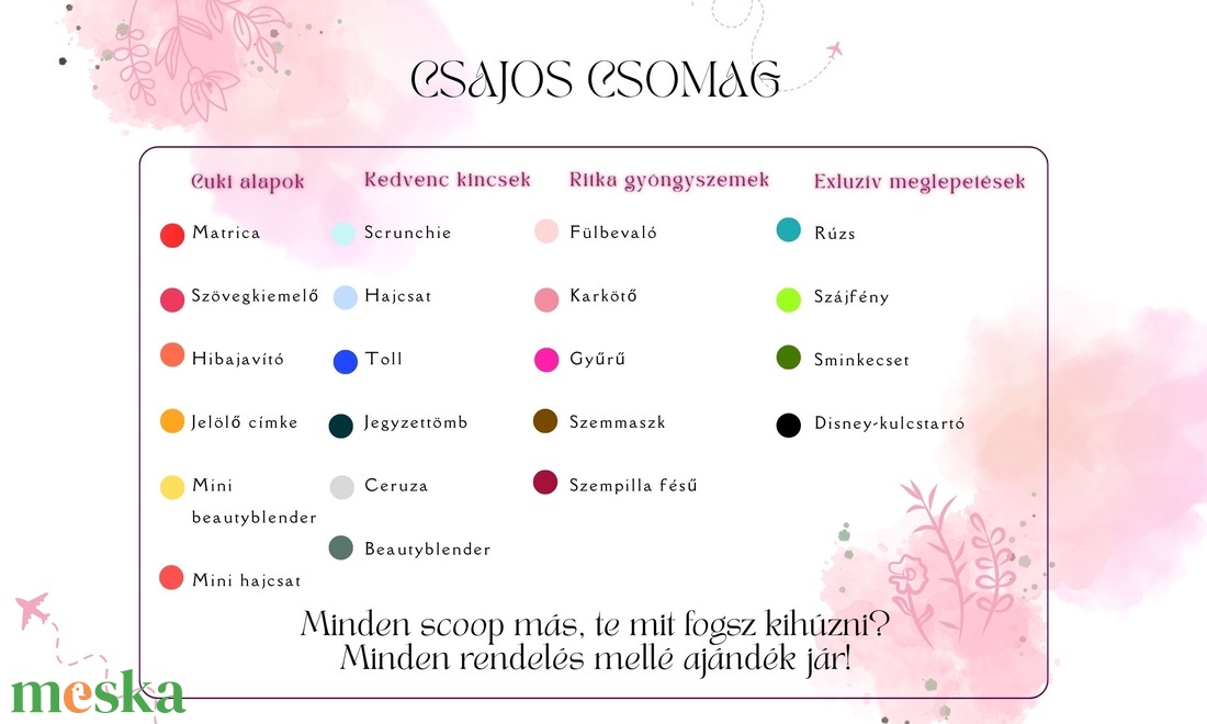 Csajoknak csomag - közepes  - ékszer - fülbevaló - karika fülbevaló - Meska.hu