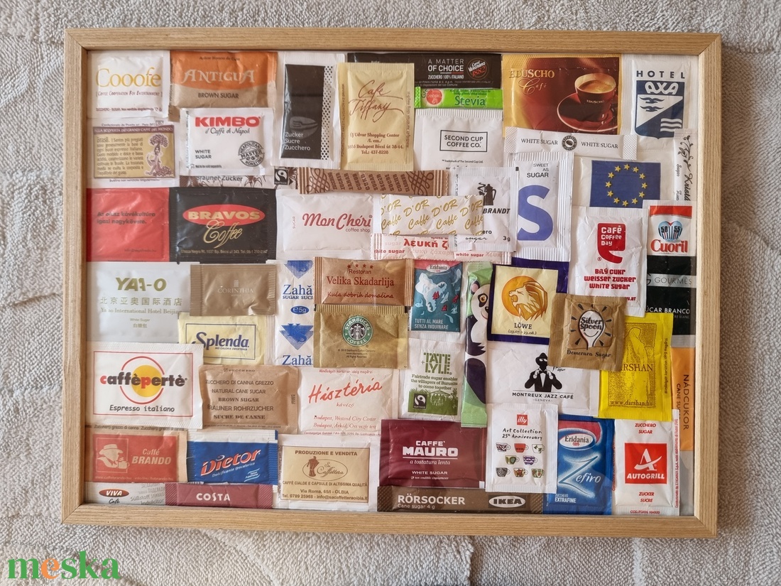 Natúr fakeretes cukorkép. 40 x 30 cm. - művészet - kollázs - Meska.hu