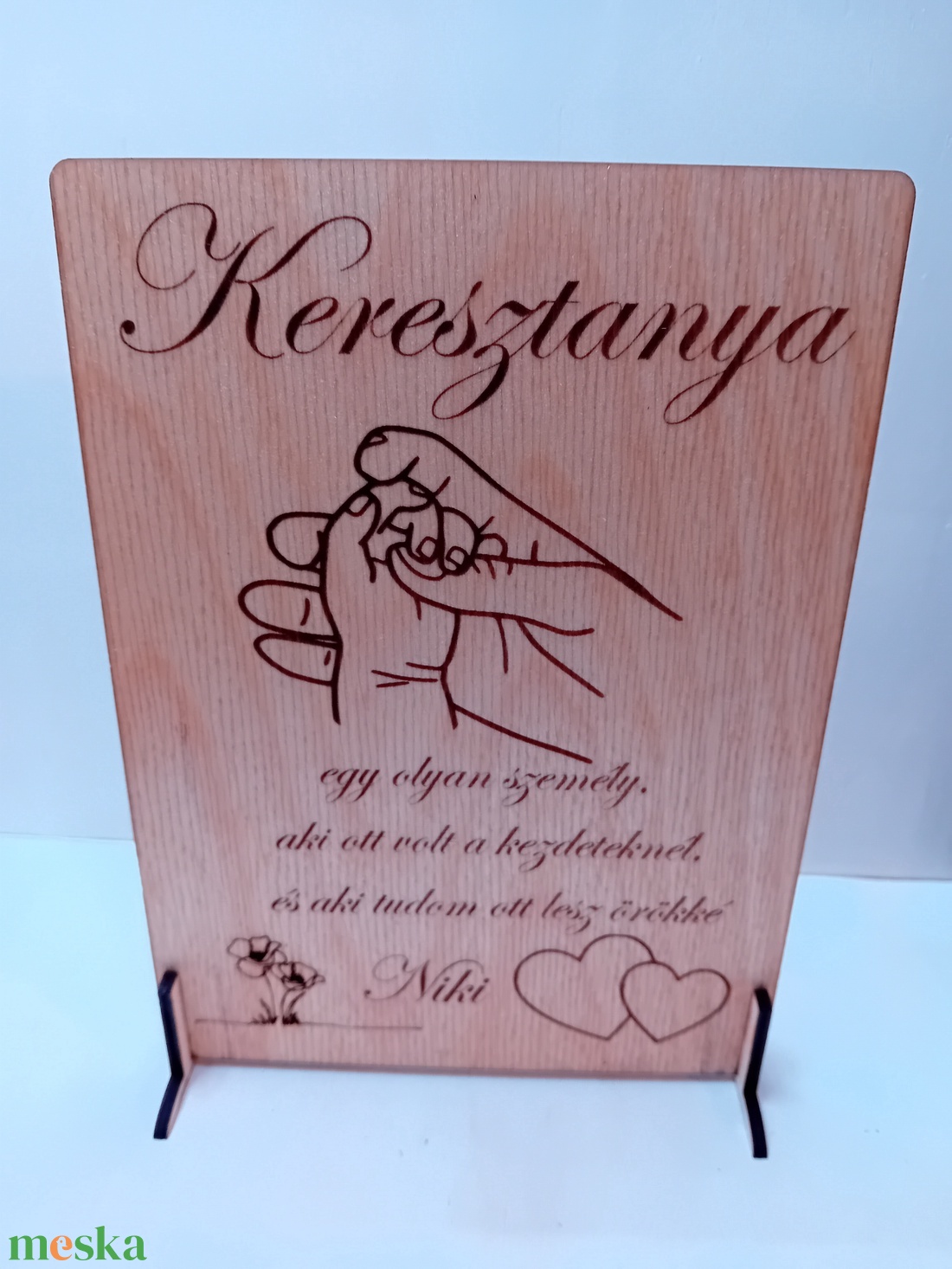Keresztanya tábla - otthon & életmód - dekoráció - kép & falikép - táblakép - Meska.hu