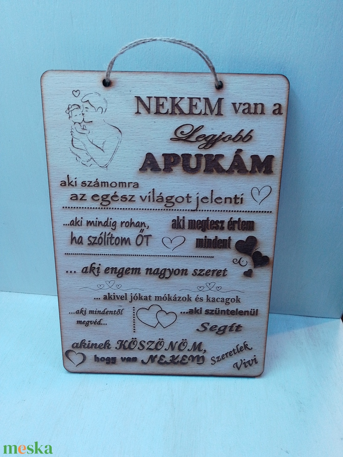 Apák napi tábla - otthon & életmód - dekoráció - kép & falikép - táblakép - Meska.hu Apák napi tábla - otthon & életmód - dekoráció - kép & falikép - táblakép - Meska.hu