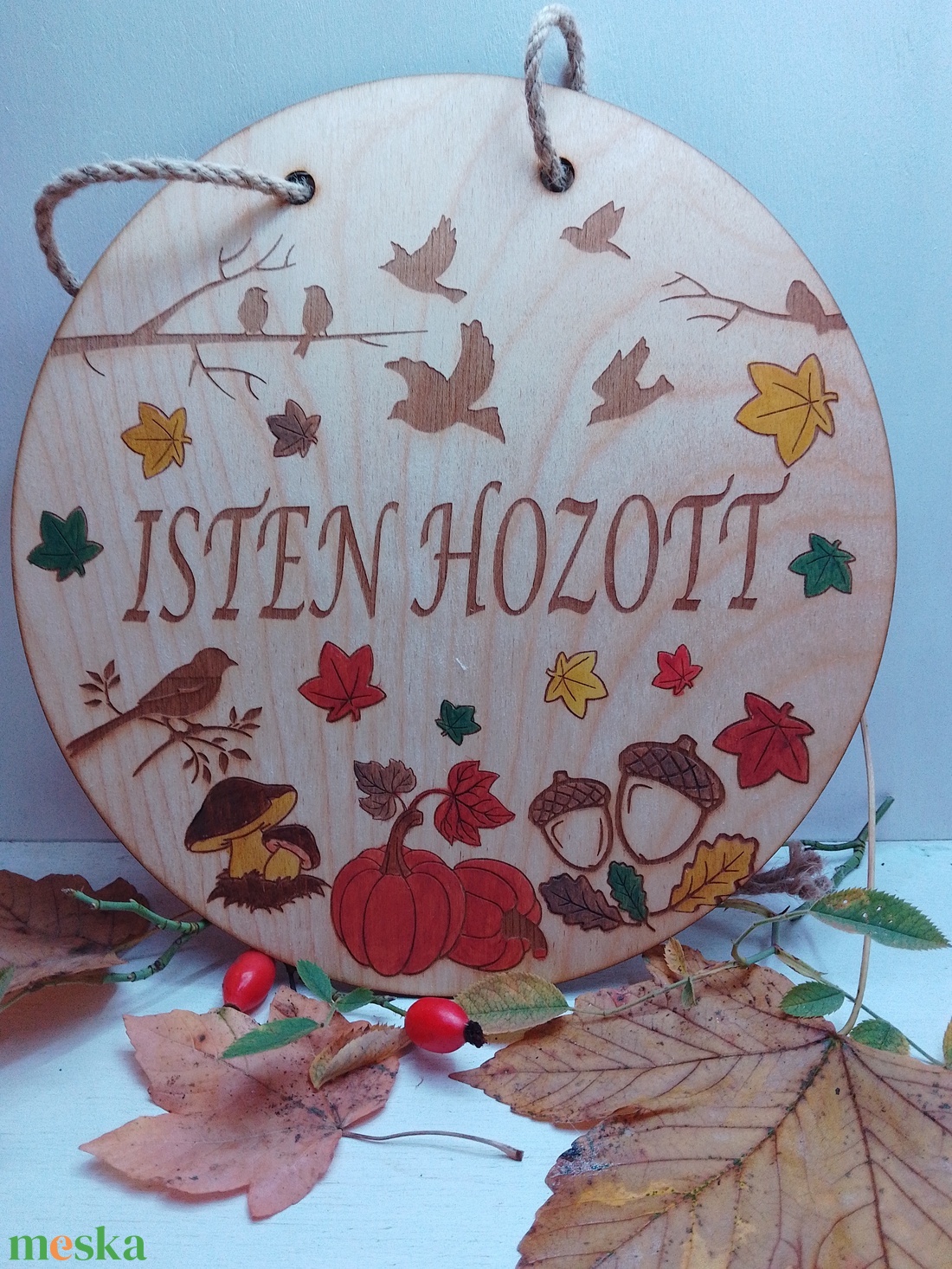Őszi ajtódísz-kopogtató - otthon & életmód - dekoráció - fali és függő dekoráció - betű & név - Meska.hu Őszi ajtódísz-kopogtató - otthon & életmód - dekoráció - fali és függő dekoráció - betű & név - Meska.hu