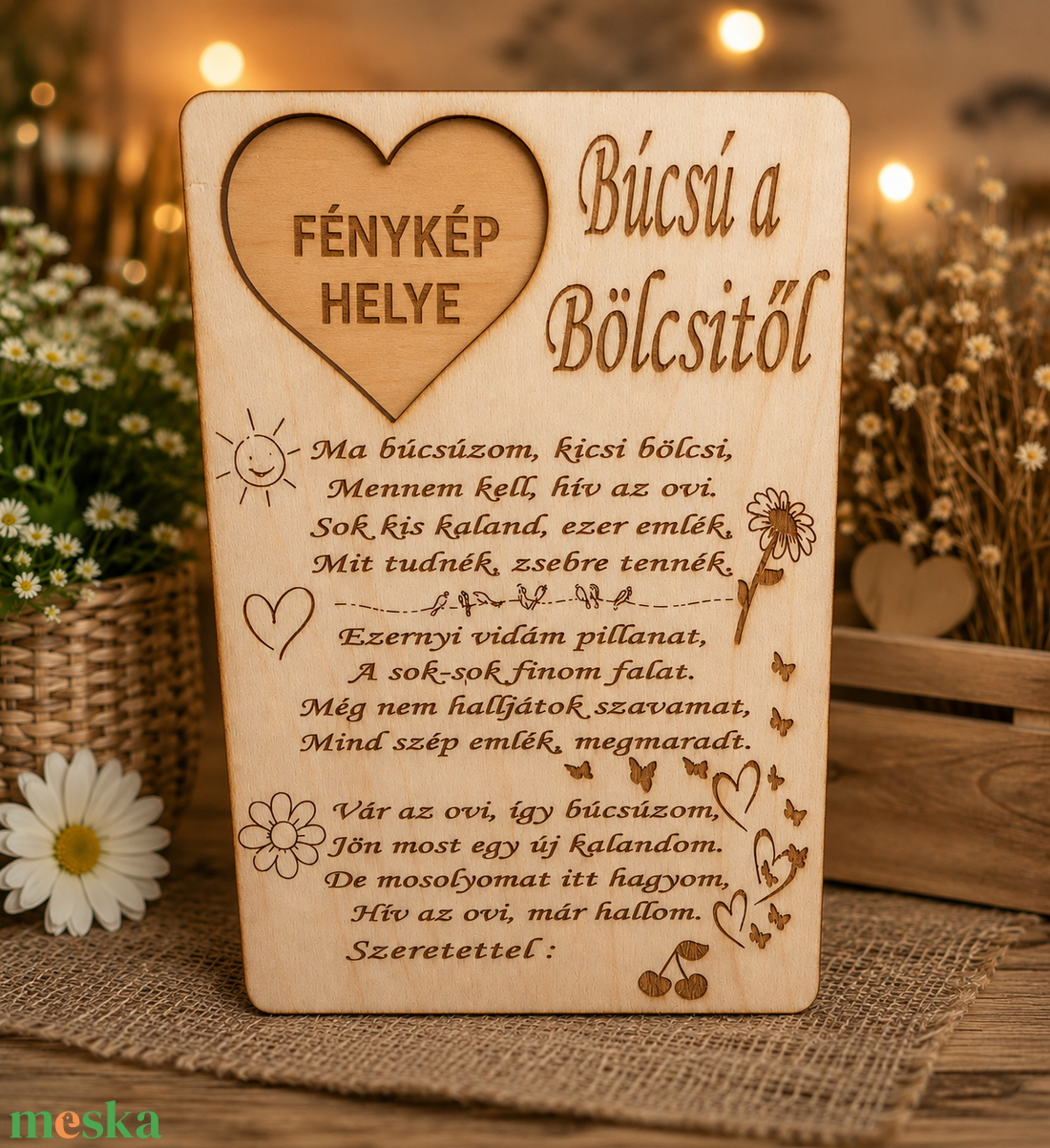 Bölcsis ajándék ballagásra, dadusnak, gondozónak - otthon & életmód - dekoráció - kép & falikép - táblakép - Meska.hu