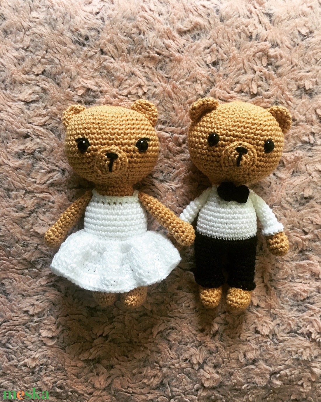 Maci menyasszony és vőlegény - esküvő - emlék & ajándék - nászajándék - Meska.hu