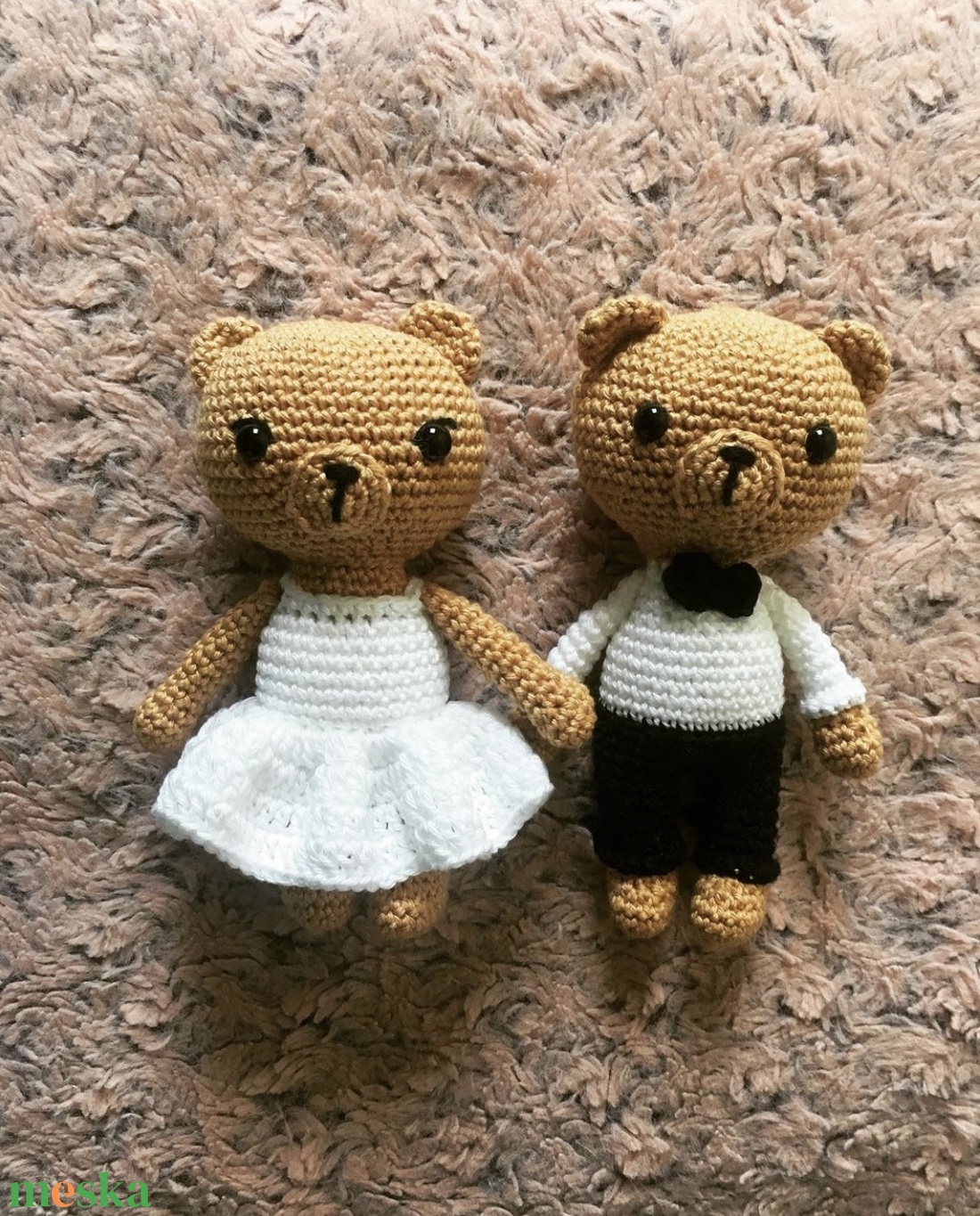 Maci házaspár - játék & sport - plüssállat & játékfigura - maci - Meska.hu