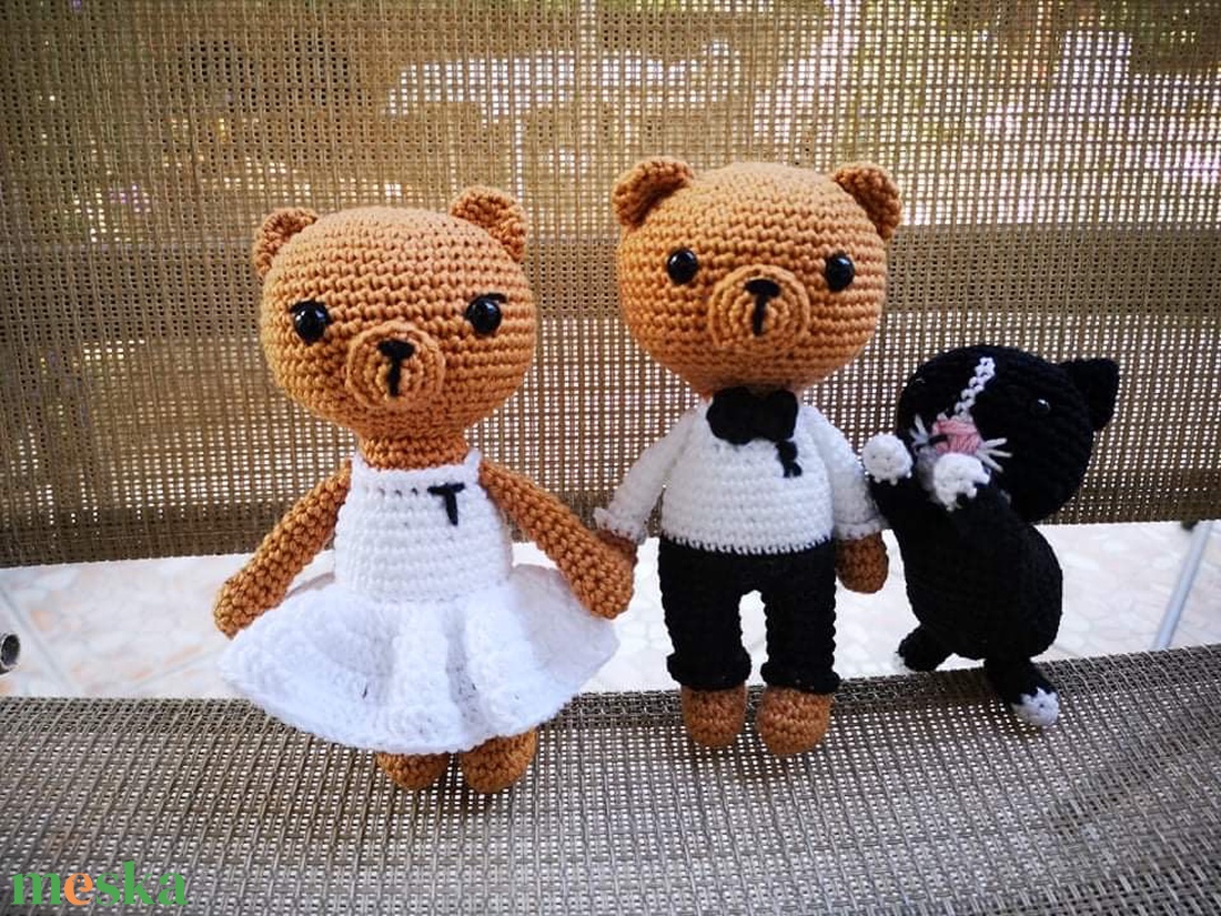 Maci házaspár - játék & sport - plüssállat & játékfigura - maci - Meska.hu