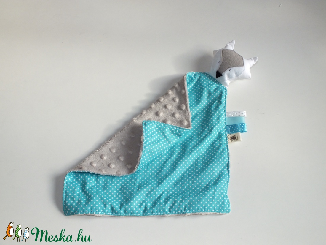 Sleepy Fox szundi kendő - Turquoise dots- 3db-!! - - Meska.hu Sleepy Fox szundi kendő - Turquoise dots- 3db-!! - - Meska.hu
