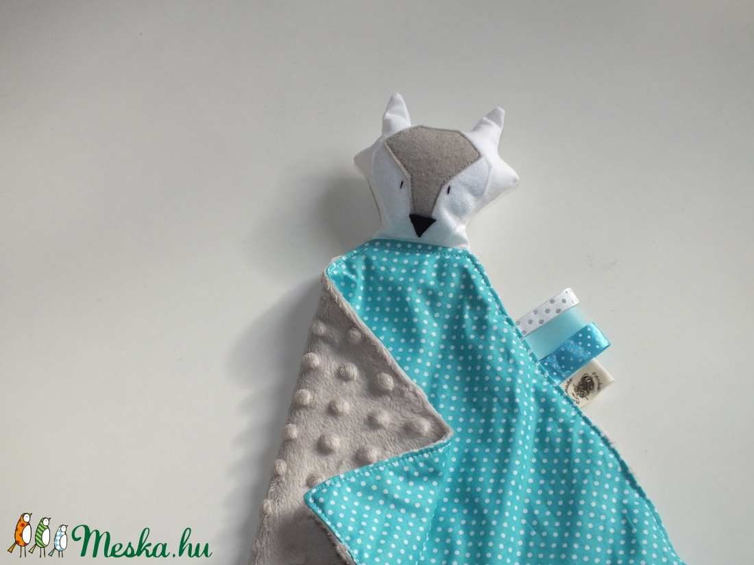 Sleepy Fox szundi kendő - Turquoise dots- 3db-!! - - Meska.hu Sleepy Fox szundi kendő - Turquoise dots- 3db-!! - - Meska.hu