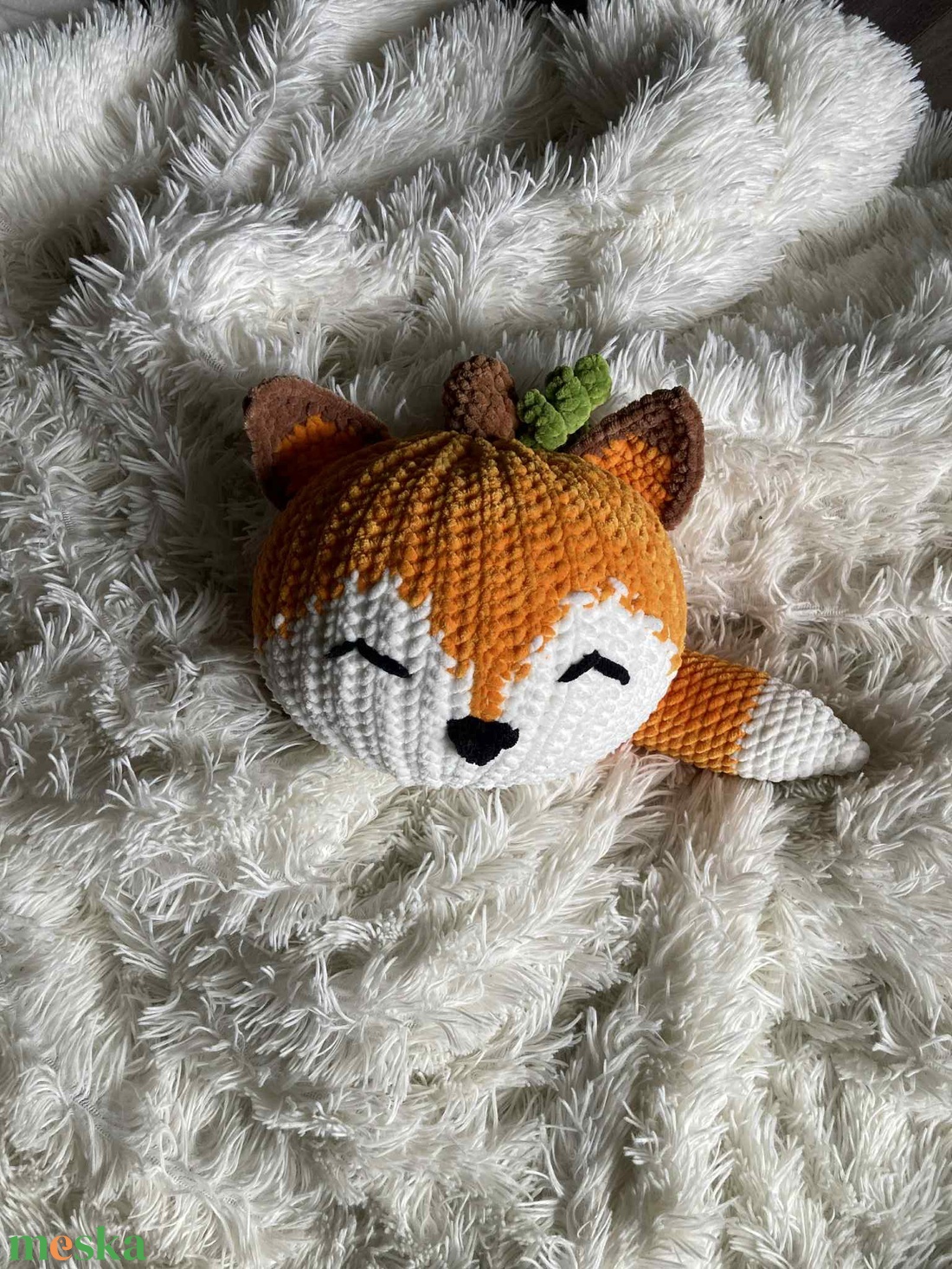 Rókás tökpárna - játék & sport - plüssállat & játékfigura - róka - Meska.hu Rókás tökpárna - játék & sport - plüssállat & játékfigura - róka - Meska.hu