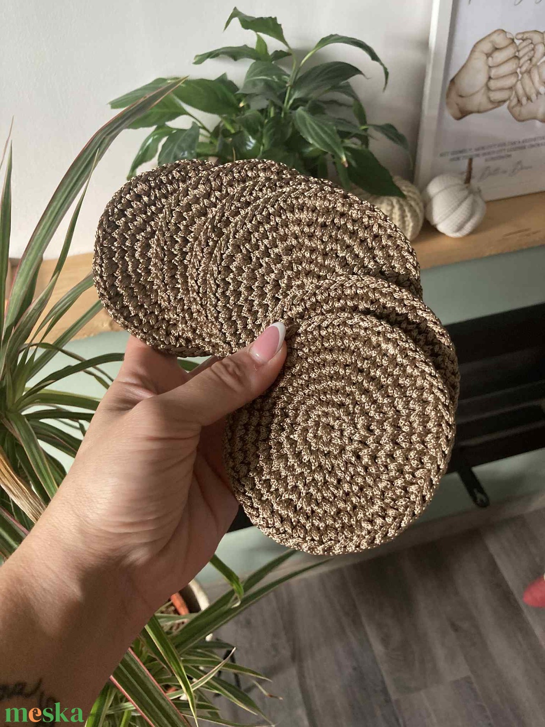 Poháralátét szett (6db) - otthon & életmód - konyhafelszerelés, tálalás - tálalás - tányér- és poháralátét - Meska.hu