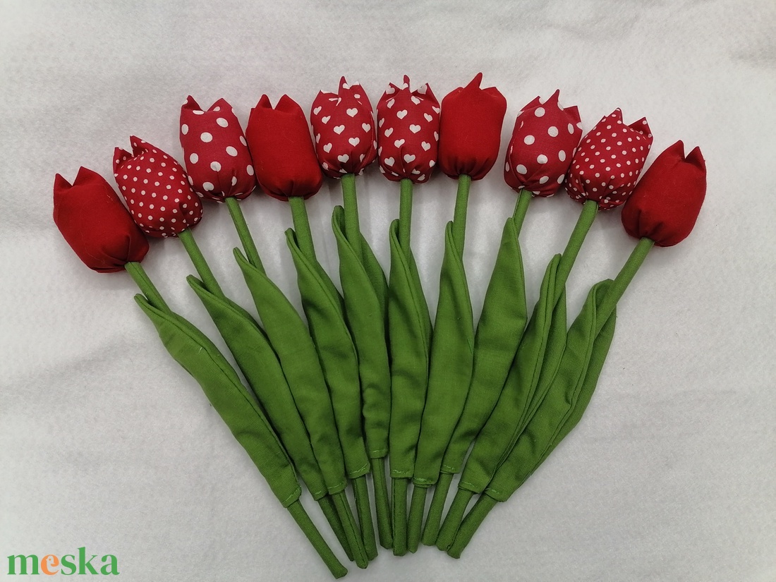 Textil tulipán - otthon & életmód - dekoráció - dísztárgy - Meska.hu Textil tulipán - otthon & életmód - dekoráció - dísztárgy - Meska.hu