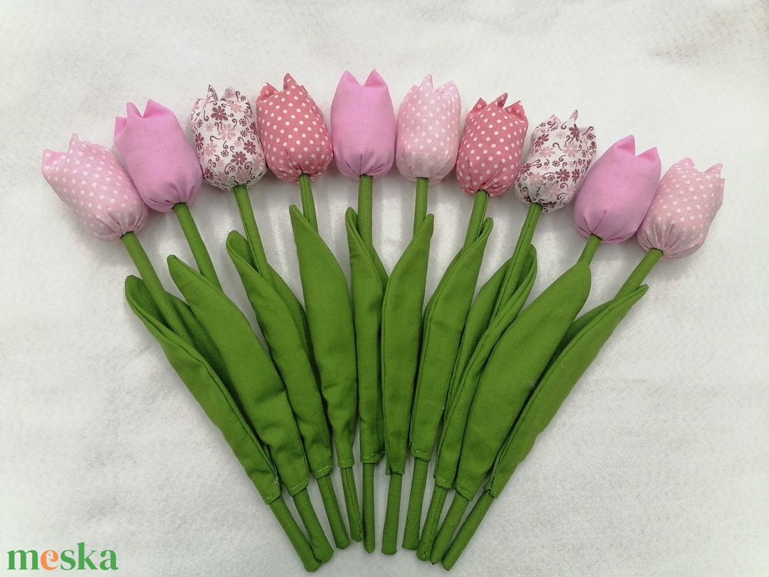 Textil tulipán - otthon & életmód - dekoráció - dísztárgy - Meska.hu Textil tulipán - otthon & életmód - dekoráció - dísztárgy - Meska.hu