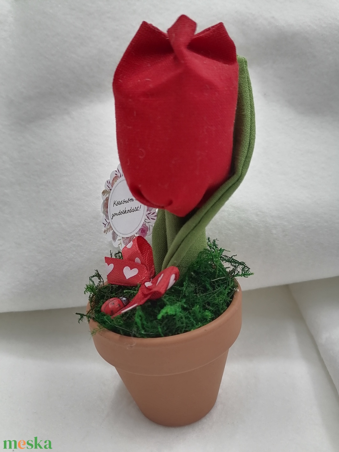 Cserepes textil tulipán - otthon & életmód - dekoráció - dísztárgy - Meska.hu Cserepes textil tulipán - otthon & életmód - dekoráció - dísztárgy - Meska.hu