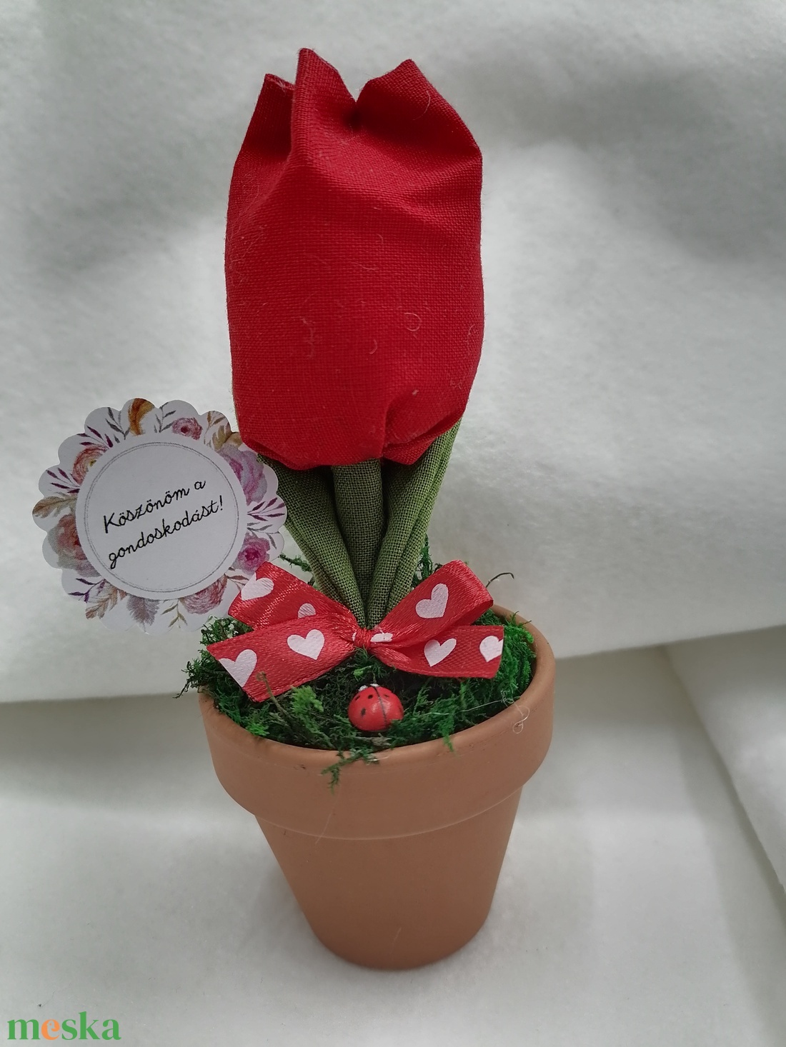Cserepes textil tulipán - otthon & életmód - dekoráció - dísztárgy - Meska.hu Cserepes textil tulipán - otthon & életmód - dekoráció - dísztárgy - Meska.hu