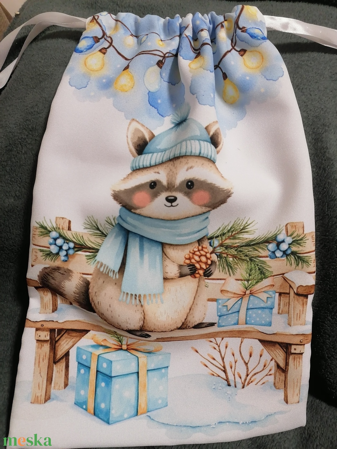 Mikulás zsák - karácsony - mikulás - mikulás zsák - Meska.hu