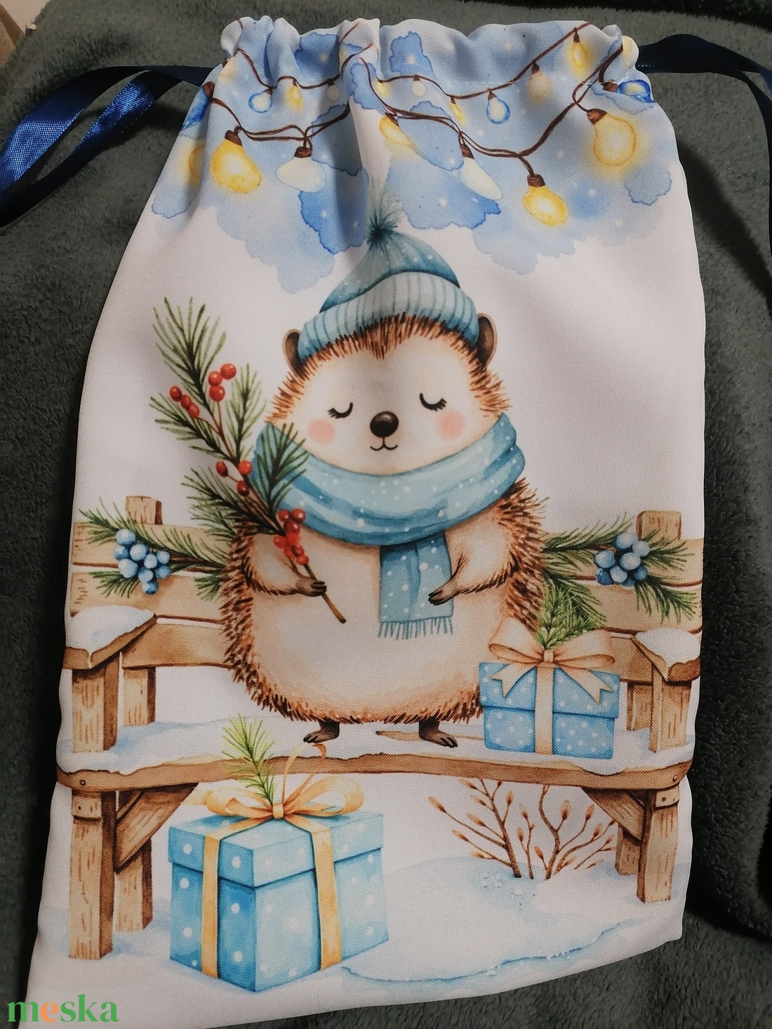 Mikulás zsák - karácsony - mikulás - mikulás zsák - Meska.hu