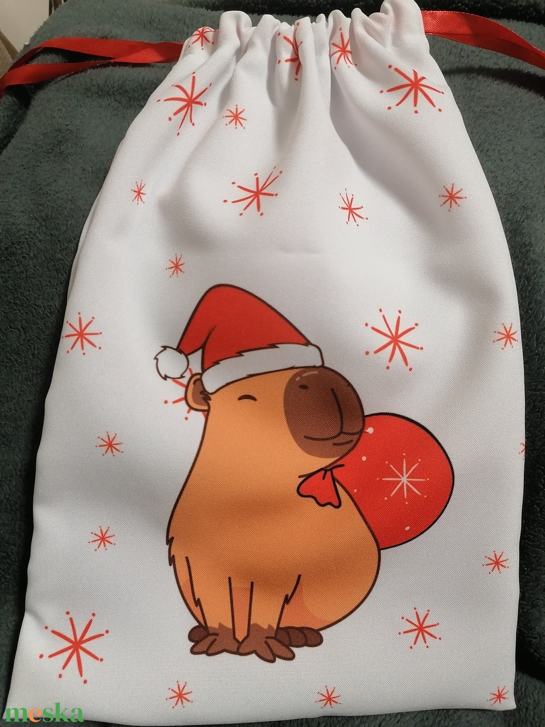 Mikulás zsák - karácsony - mikulás - mikulás zsák - Meska.hu