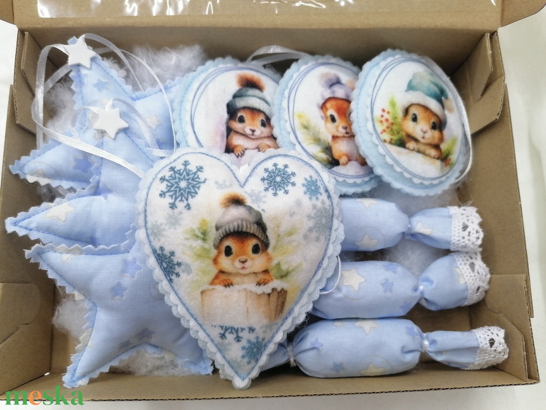 Karácsonyi dísz - karácsony - karácsonyi lakásdekoráció - karácsonyfadíszek - Meska.hu