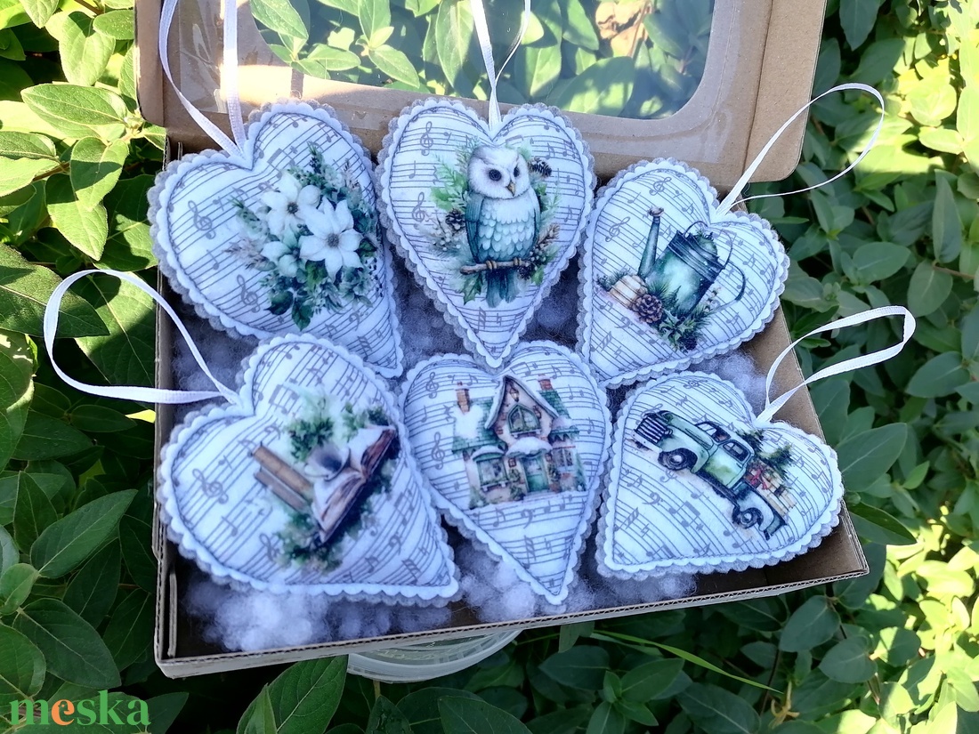 Karácsonyi dísz - karácsony - karácsonyi lakásdekoráció - karácsonyfadíszek - Meska.hu