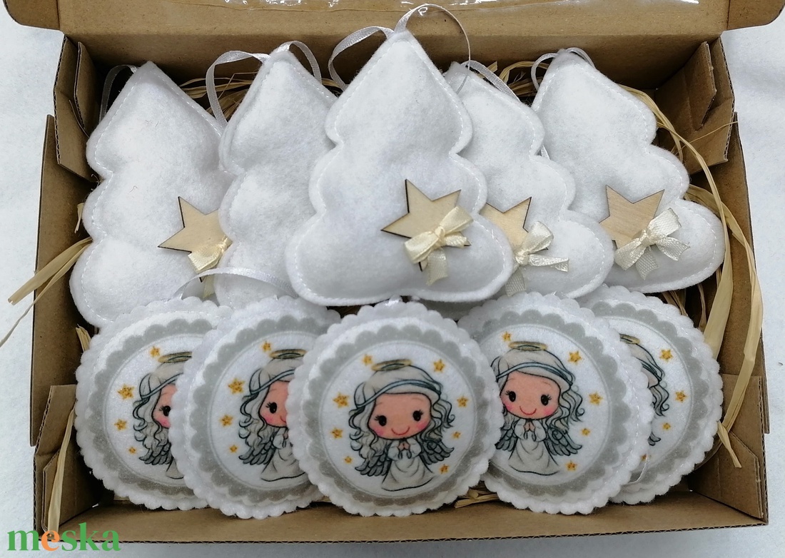 Karácsonyi dísz - karácsony - karácsonyi lakásdekoráció - karácsonyfadíszek - Meska.hu