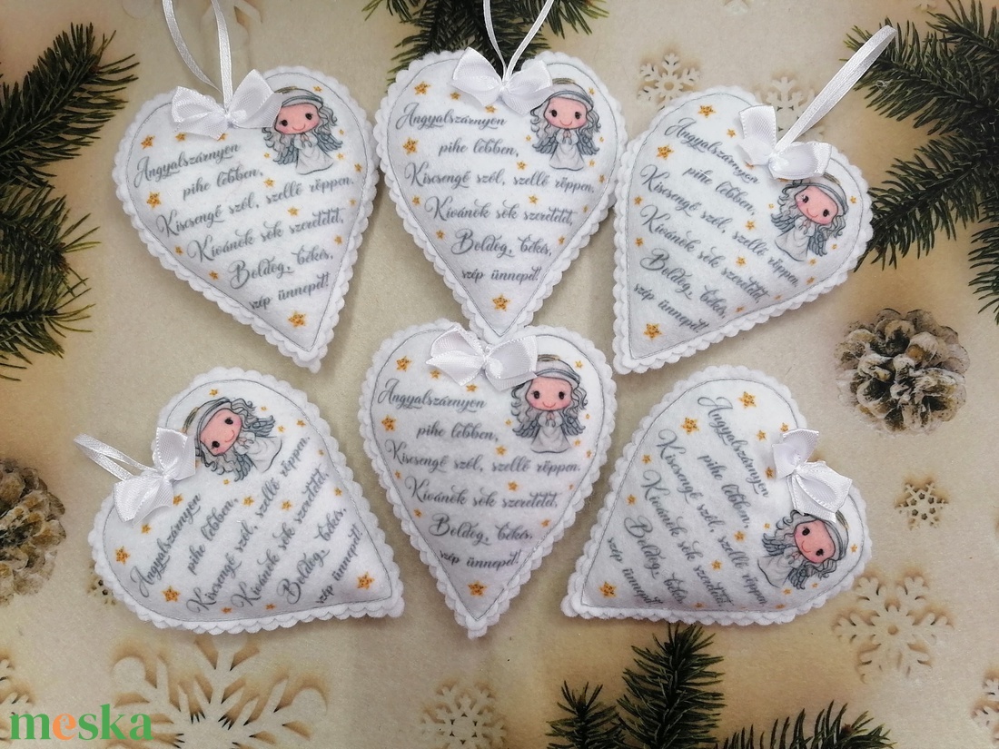 Karácsonyi dísz - karácsony - karácsonyi lakásdekoráció - karácsonyfadíszek - Meska.hu