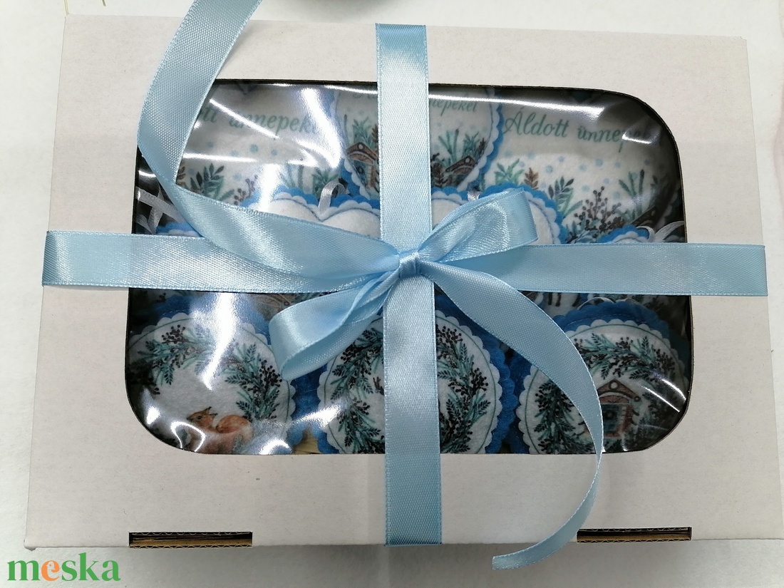 Karácsonyi dísz - karácsony - karácsonyi lakásdekoráció - karácsonyfadíszek - Meska.hu