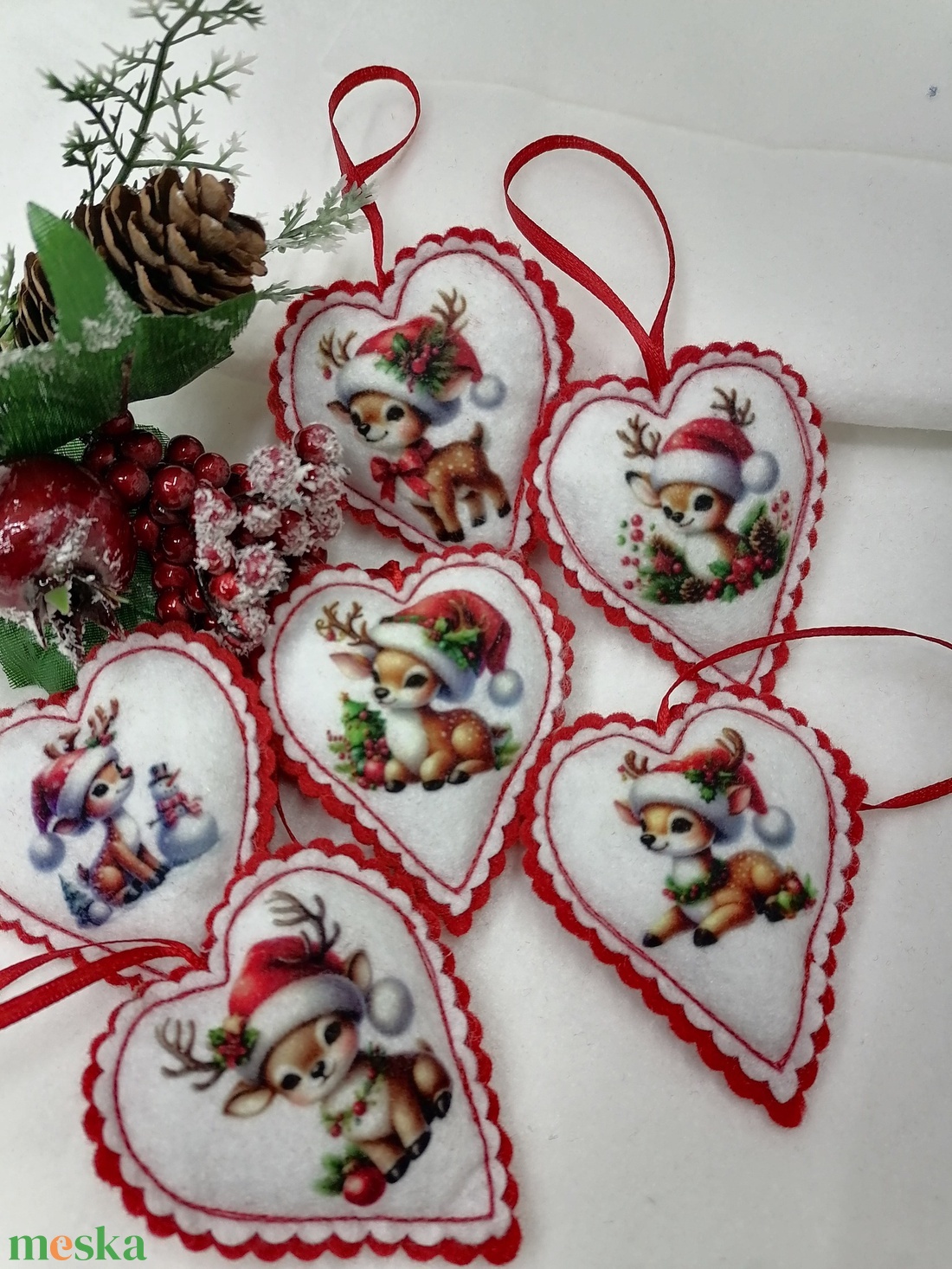 Karácsonyi dísz - karácsony - karácsonyi lakásdekoráció - karácsonyfadíszek - Meska.hu